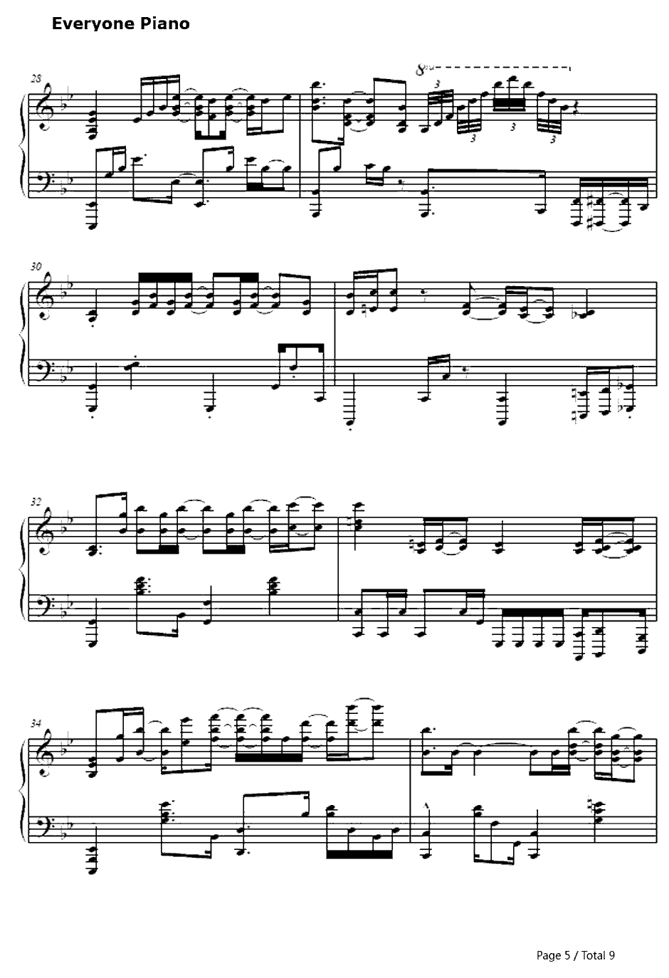 Rocket Man钢琴谱-EltonJohn5