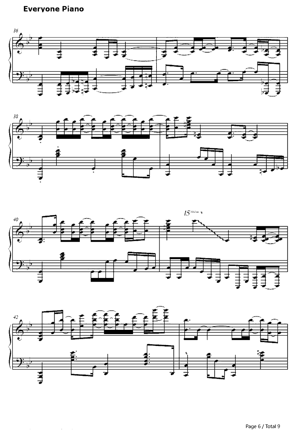 Rocket Man钢琴谱-EltonJohn6