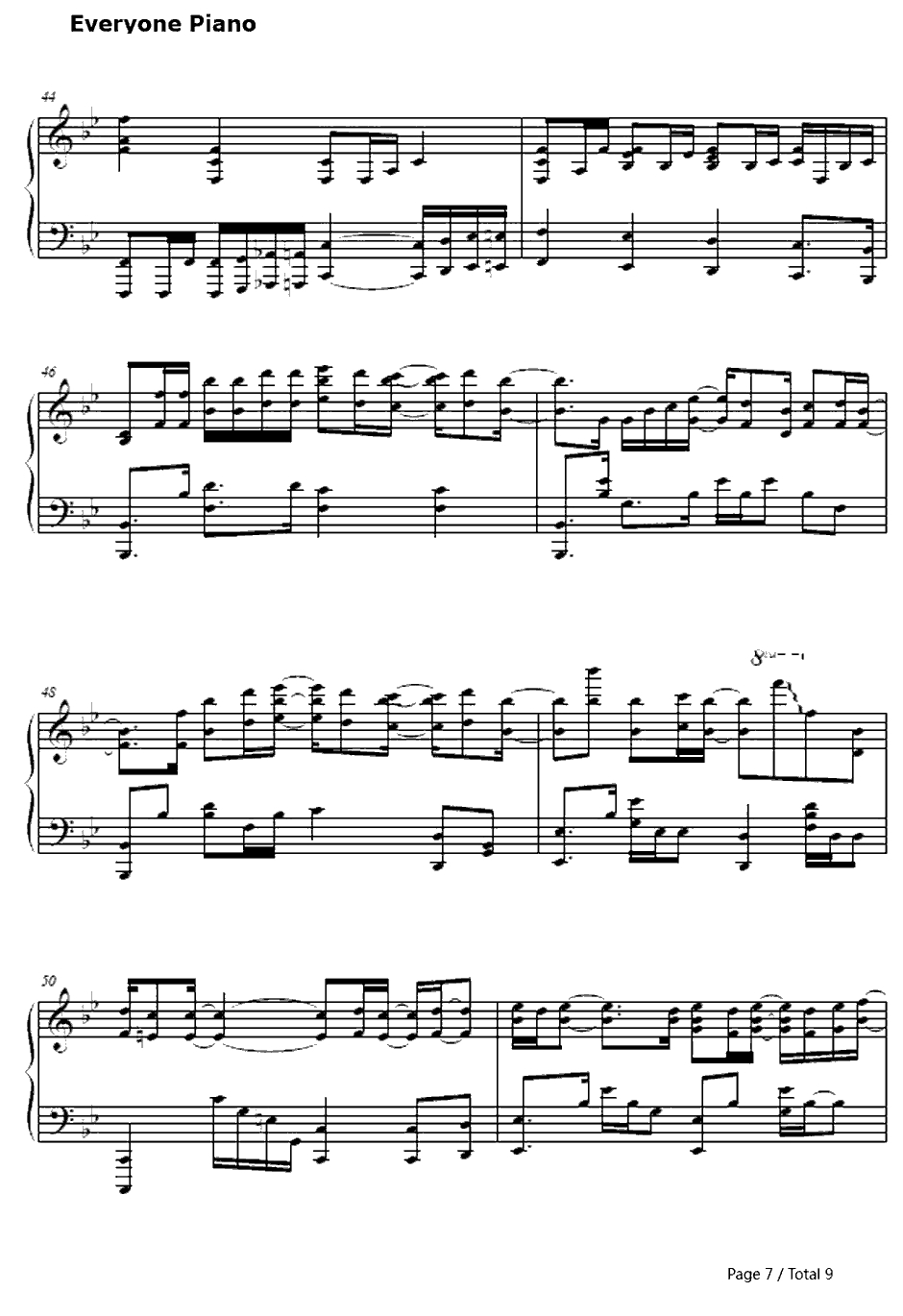 Rocket Man钢琴谱-EltonJohn7