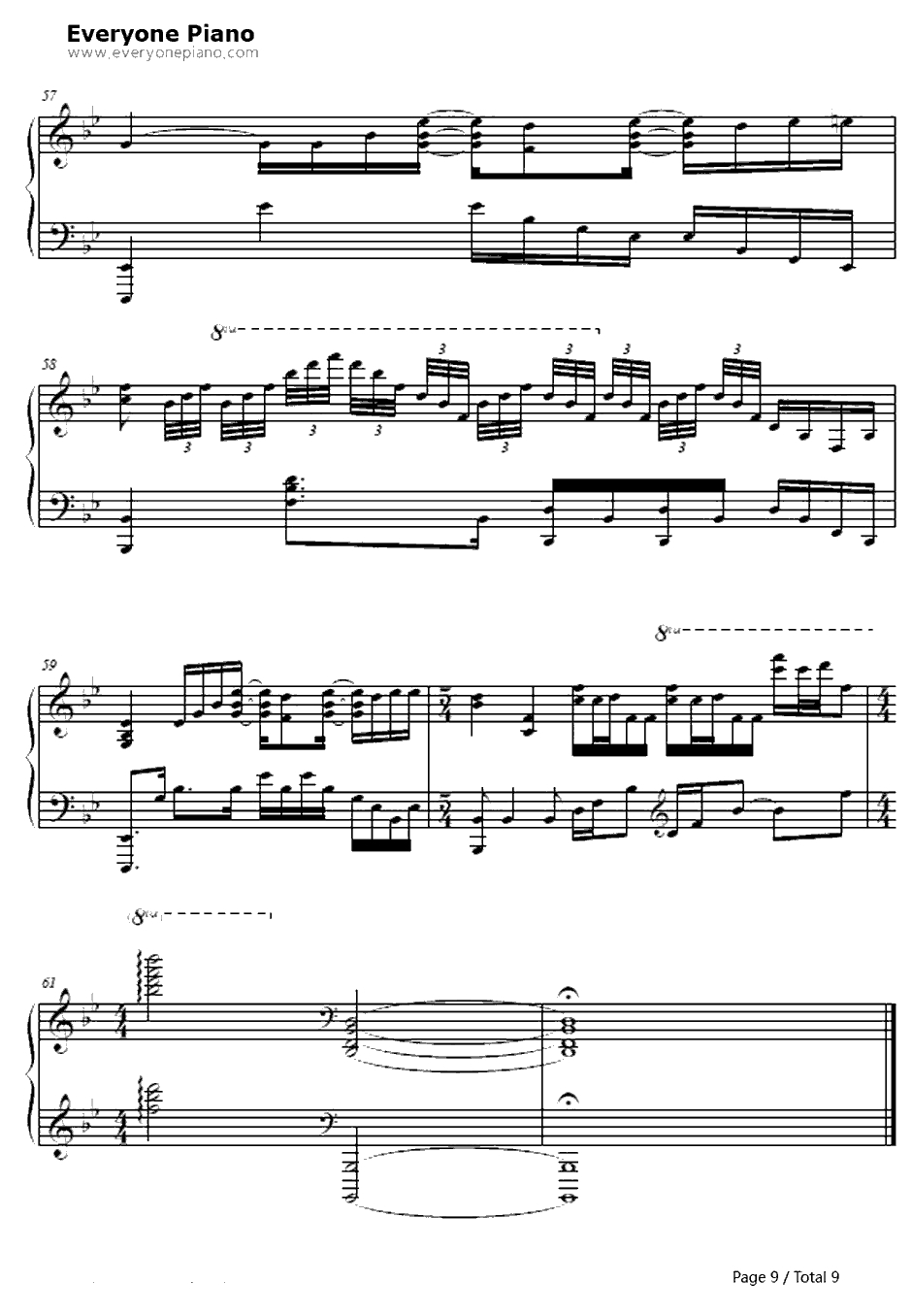 Rocket Man钢琴谱-EltonJohn9