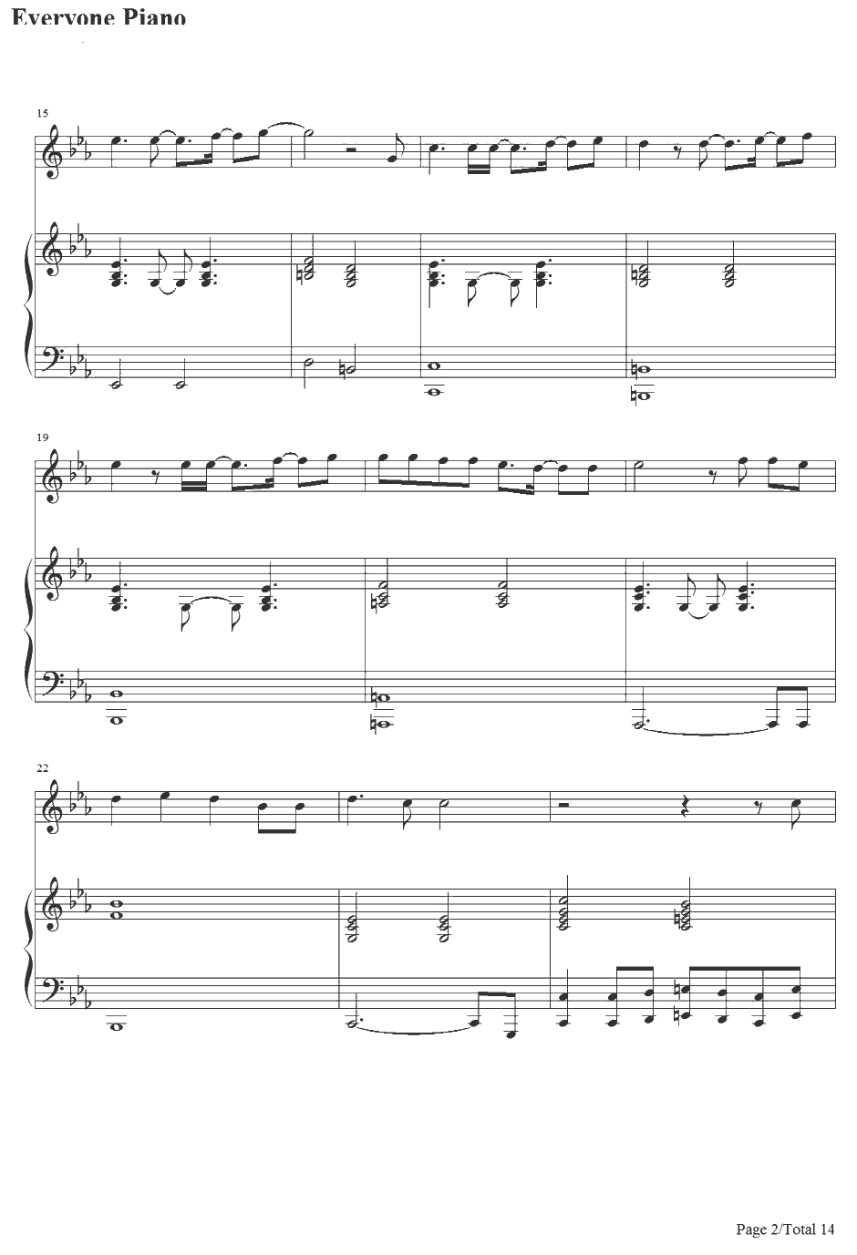 七つの海を渡る风のように钢琴谱-爱内里菜&三枝夕夏-名侦探柯南绀碧之棺主题曲2