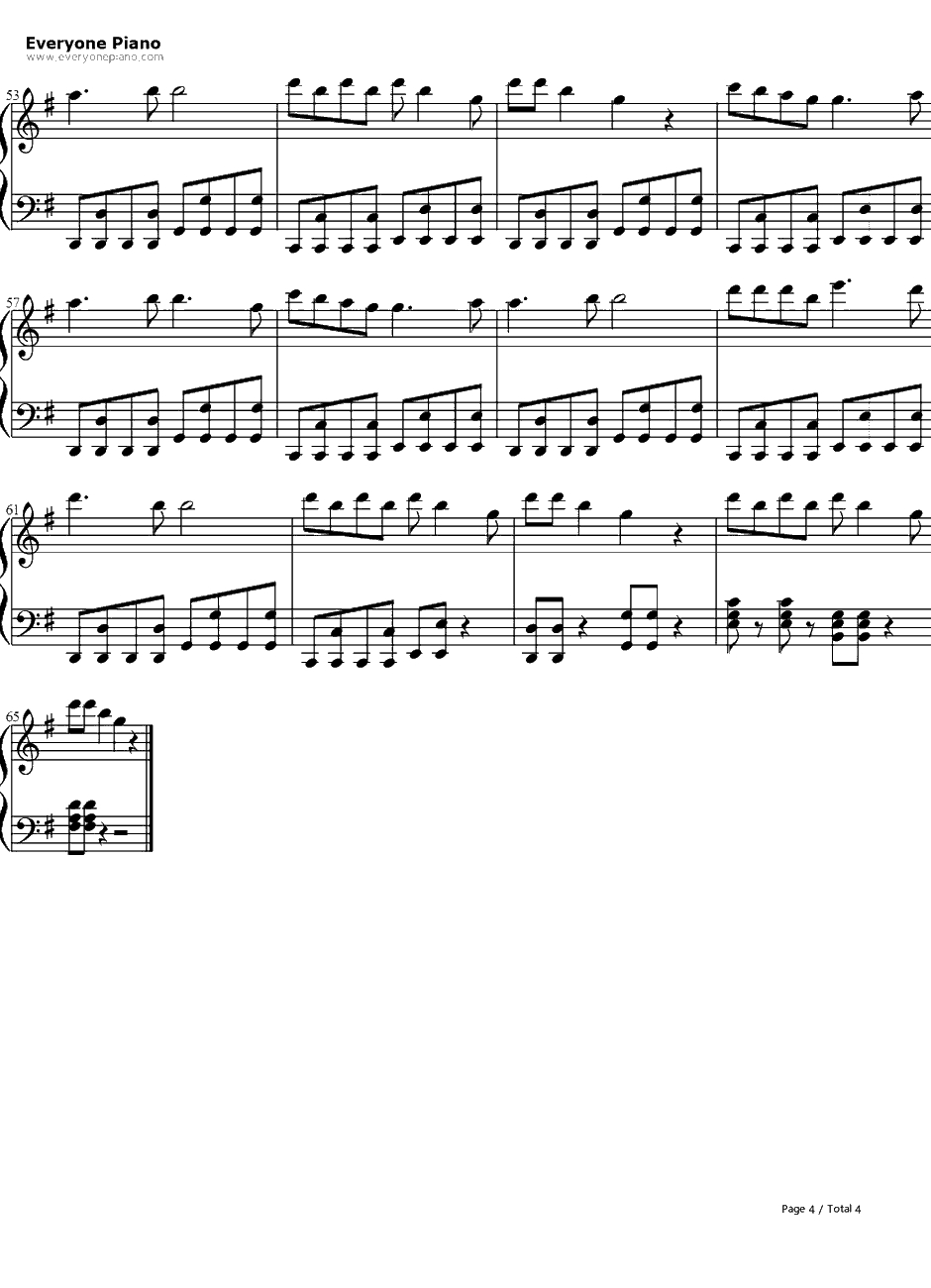 Really Don't Care钢琴谱-DemiLovatoFeat.CherLloyd4