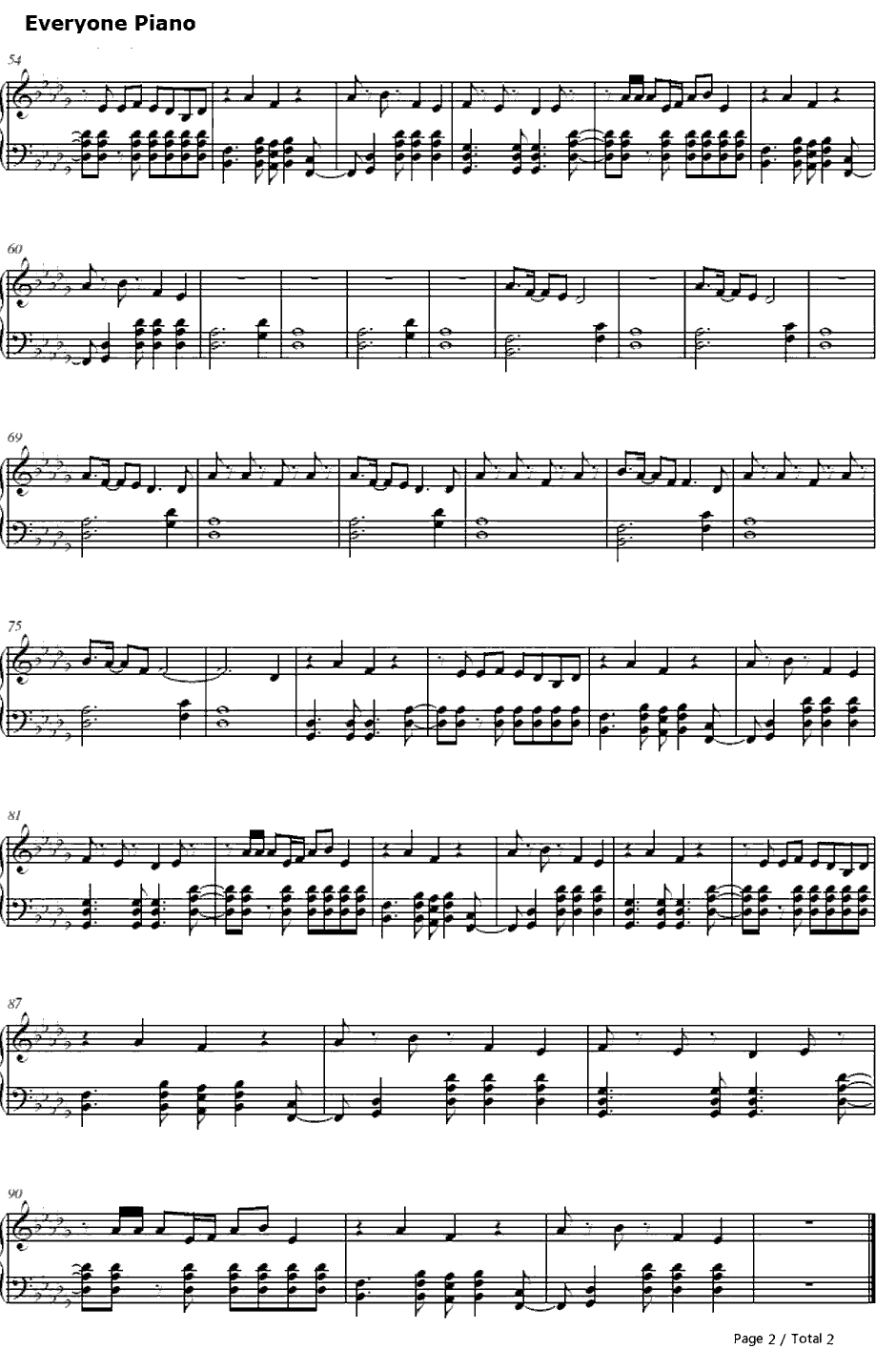 Tiptoe钢琴谱-ImagineDragons2