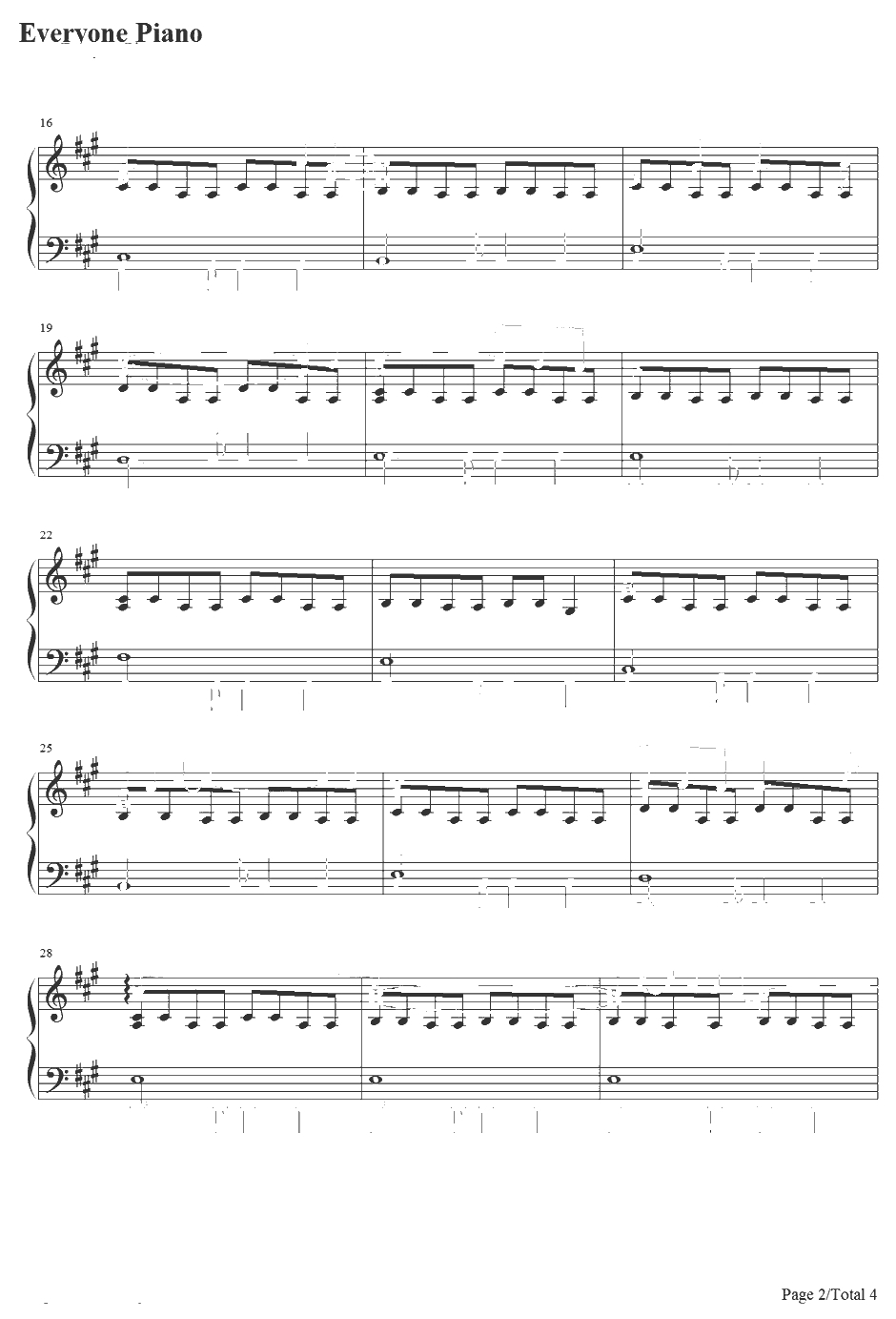 Now We Are Free钢琴谱-HansZimmer&LisaGerrard-角斗士主题曲-Gladiator主题曲2