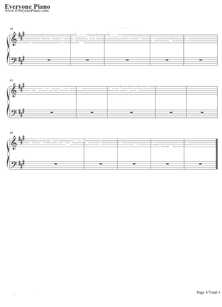 Now We Are Free钢琴谱-HansZimmer&LisaGerrard-角斗士主题曲-Gladiator主题曲4