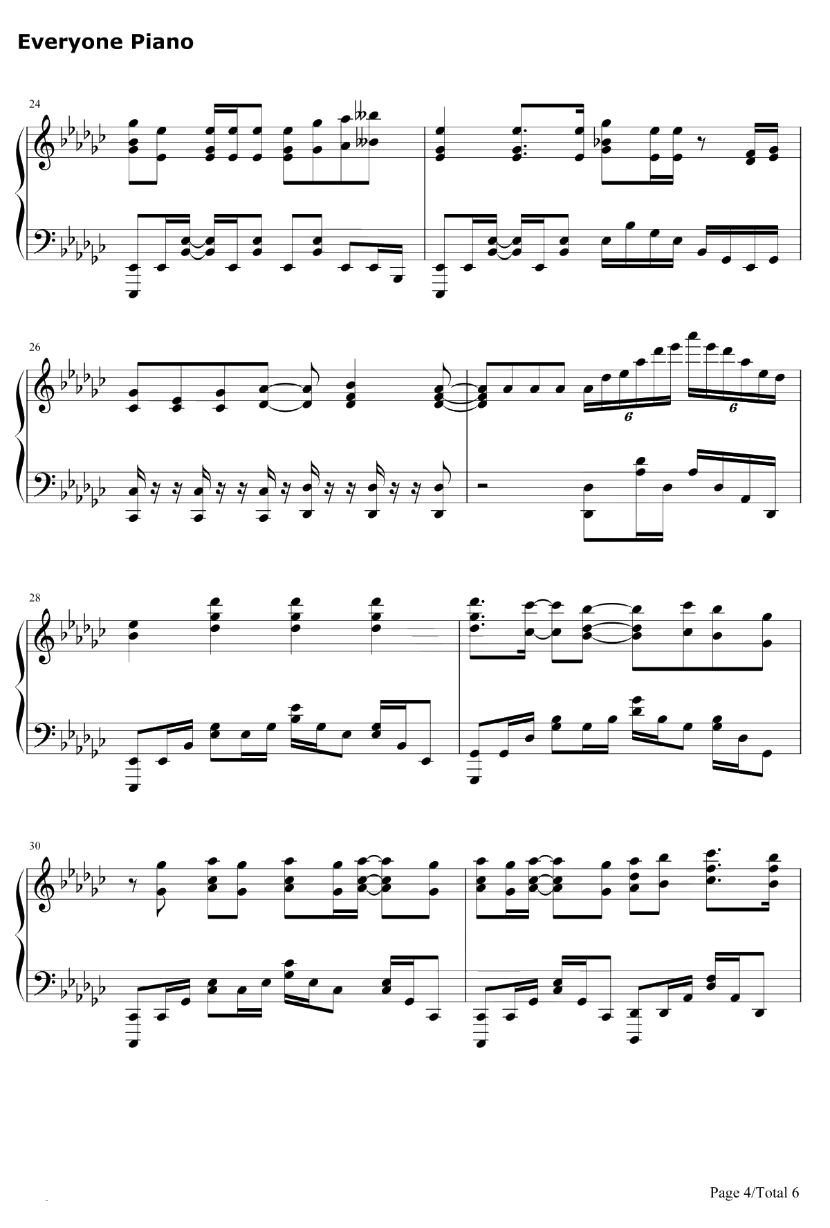 KODO钢琴谱-nonoc-魔法少女特殊战明日香OP4