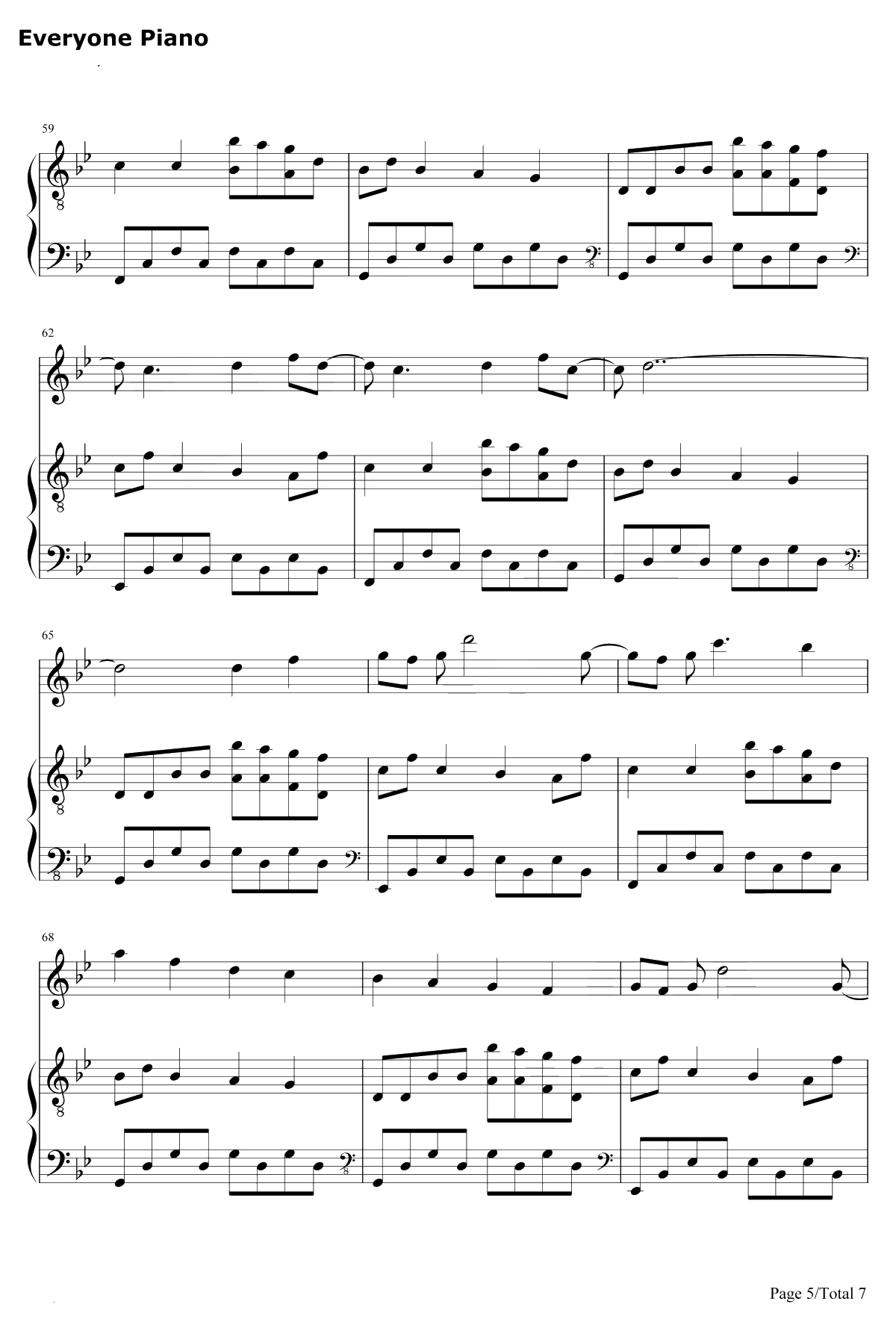 Illusionary Daytime钢琴谱-Shirfine-幻昼5