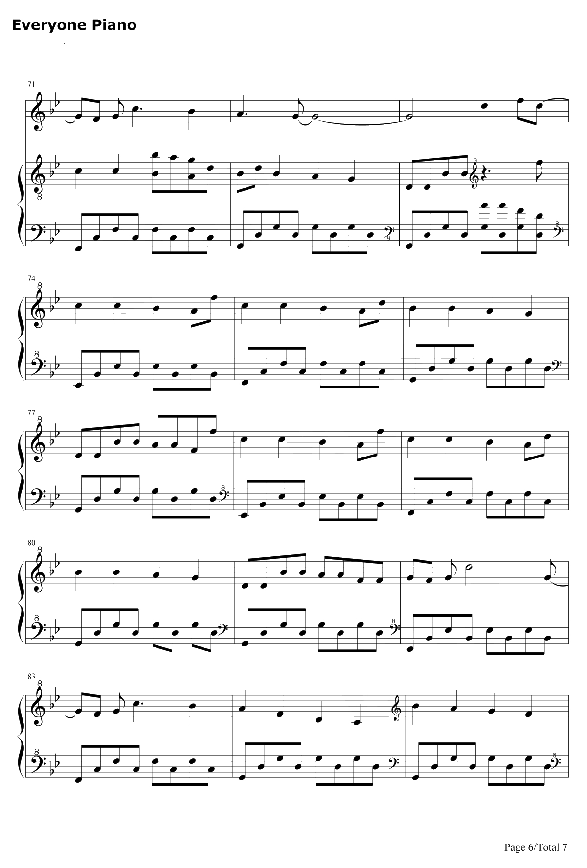 Illusionary Daytime钢琴谱-Shirfine-幻昼6