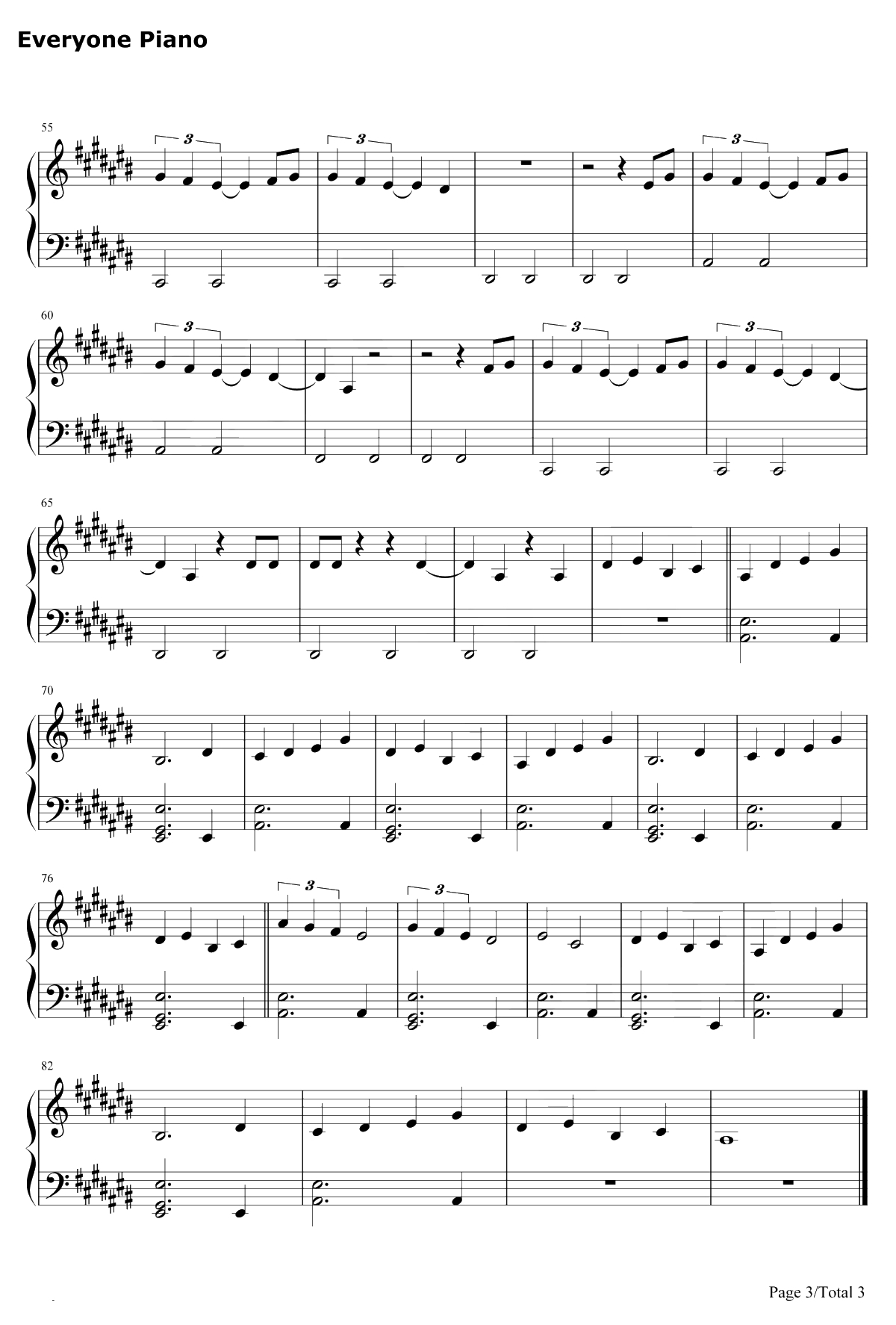 I Can’t Get Enough钢琴谱-Benny Blanco Tainy Selena Gomez J Balvin-I Cant Get Enough3