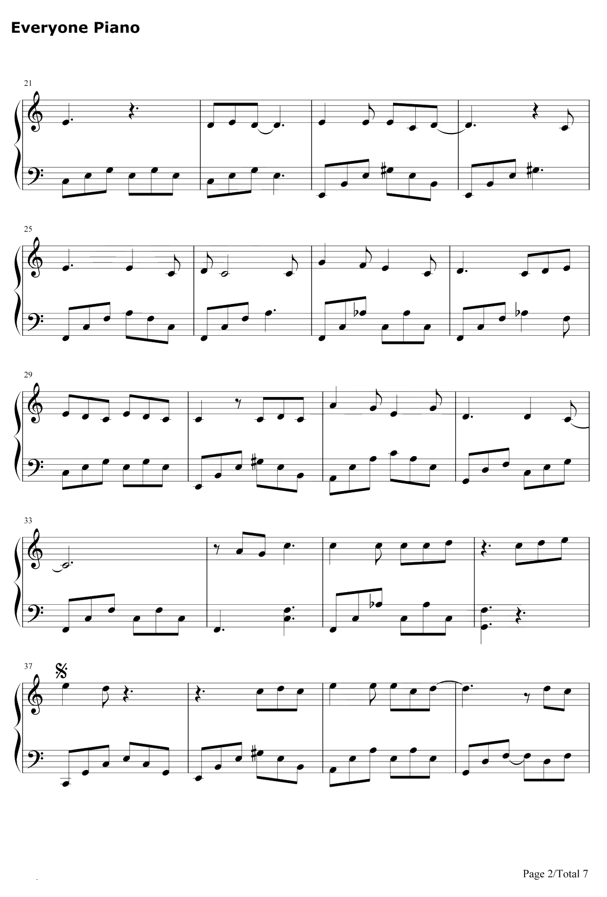 Make It Count钢琴谱-Chen-触及真心OST2