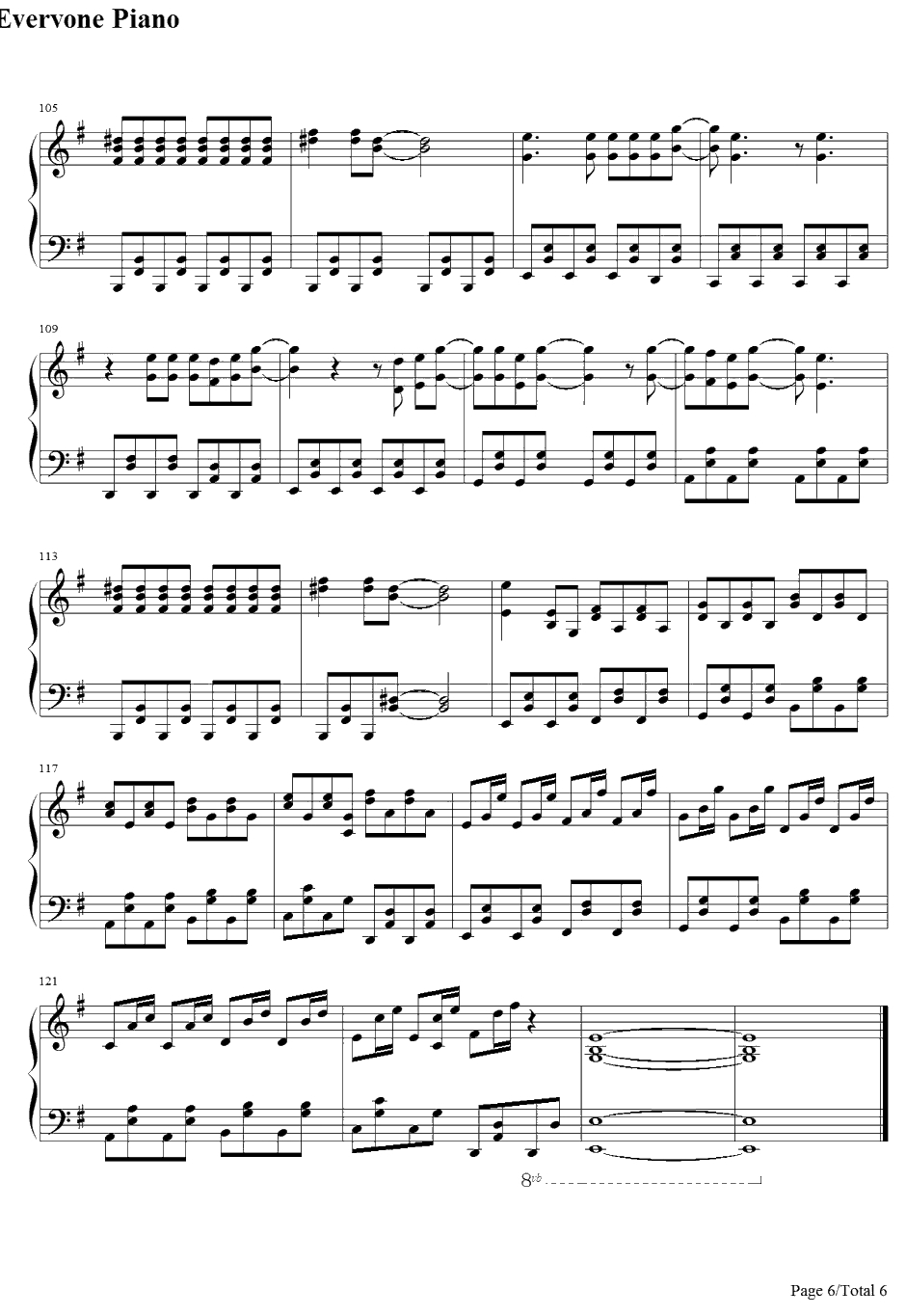 裏切りの夕焼け钢琴谱-THEATREBROOK-无头骑士异闻录OP16