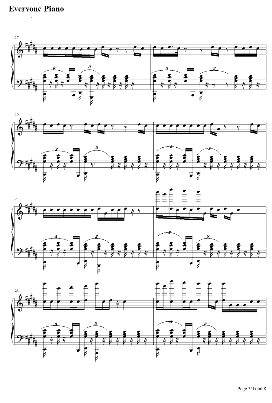 We Dem Boyz钢琴谱-WizKhalifa3