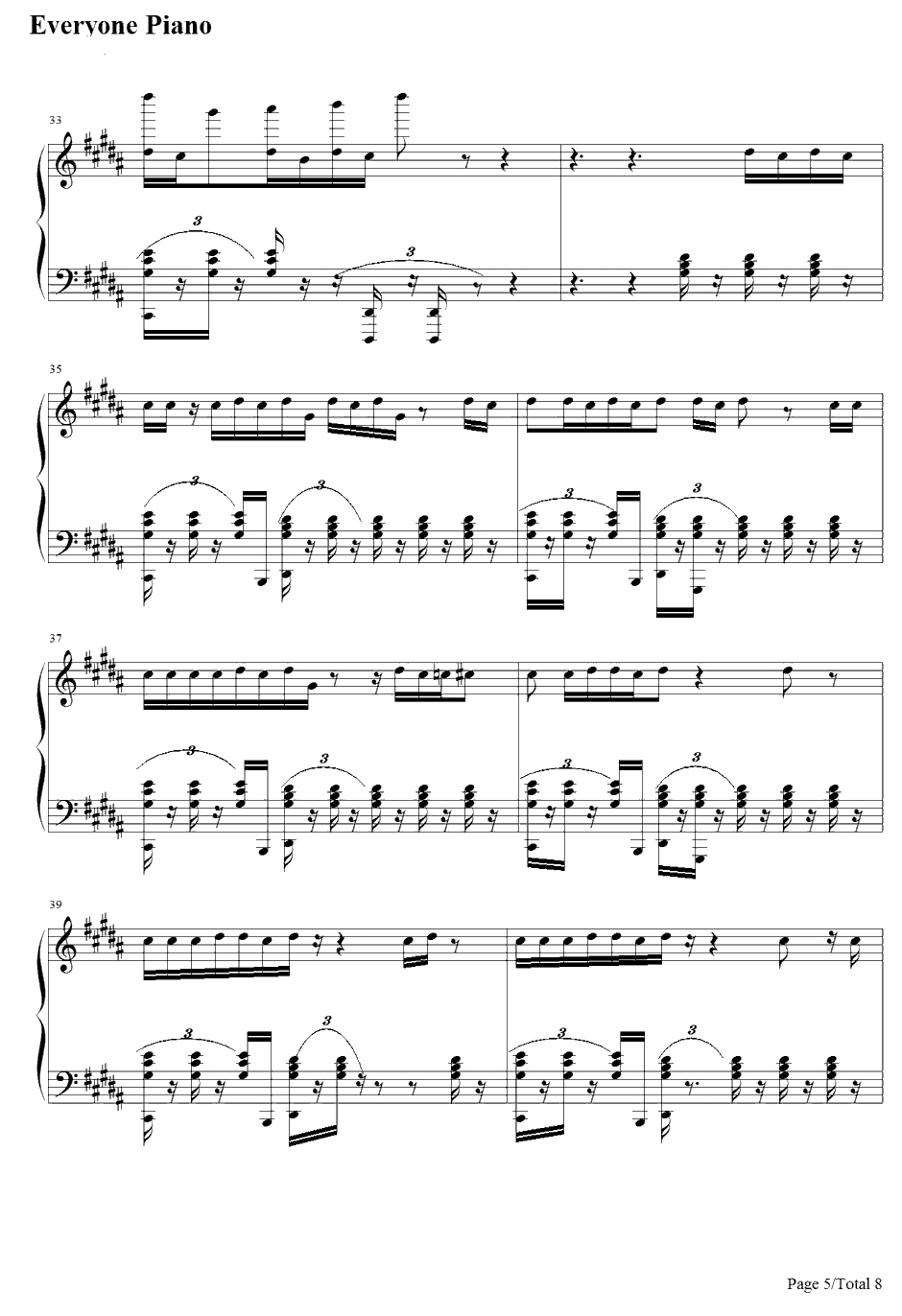 We Dem Boyz钢琴谱-WizKhalifa5