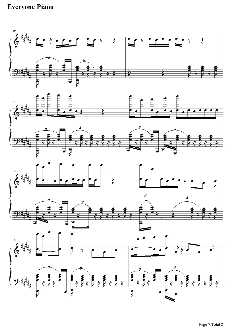 We Dem Boyz钢琴谱-WizKhalifa7