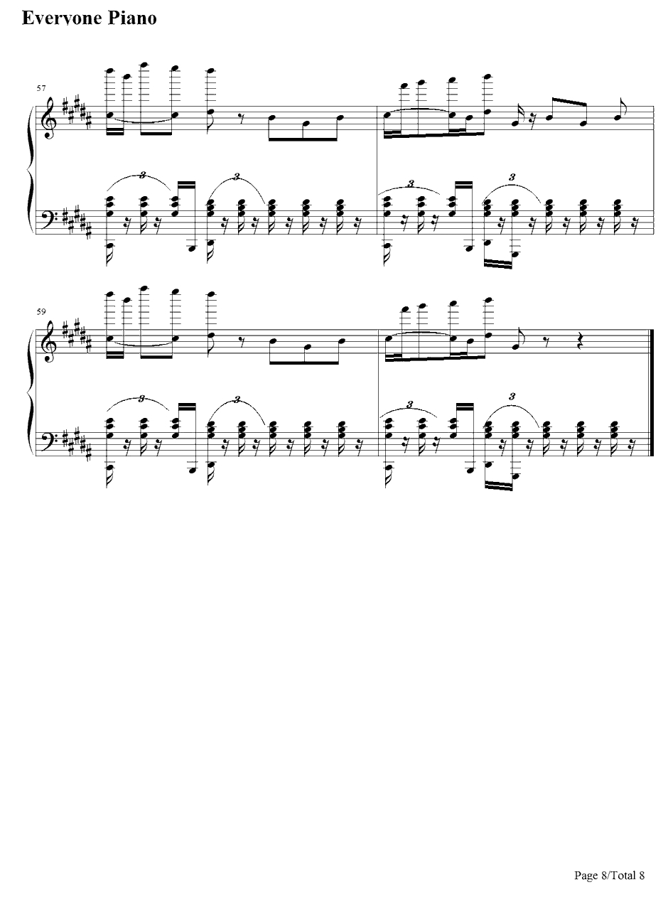 We Dem Boyz钢琴谱-WizKhalifa8