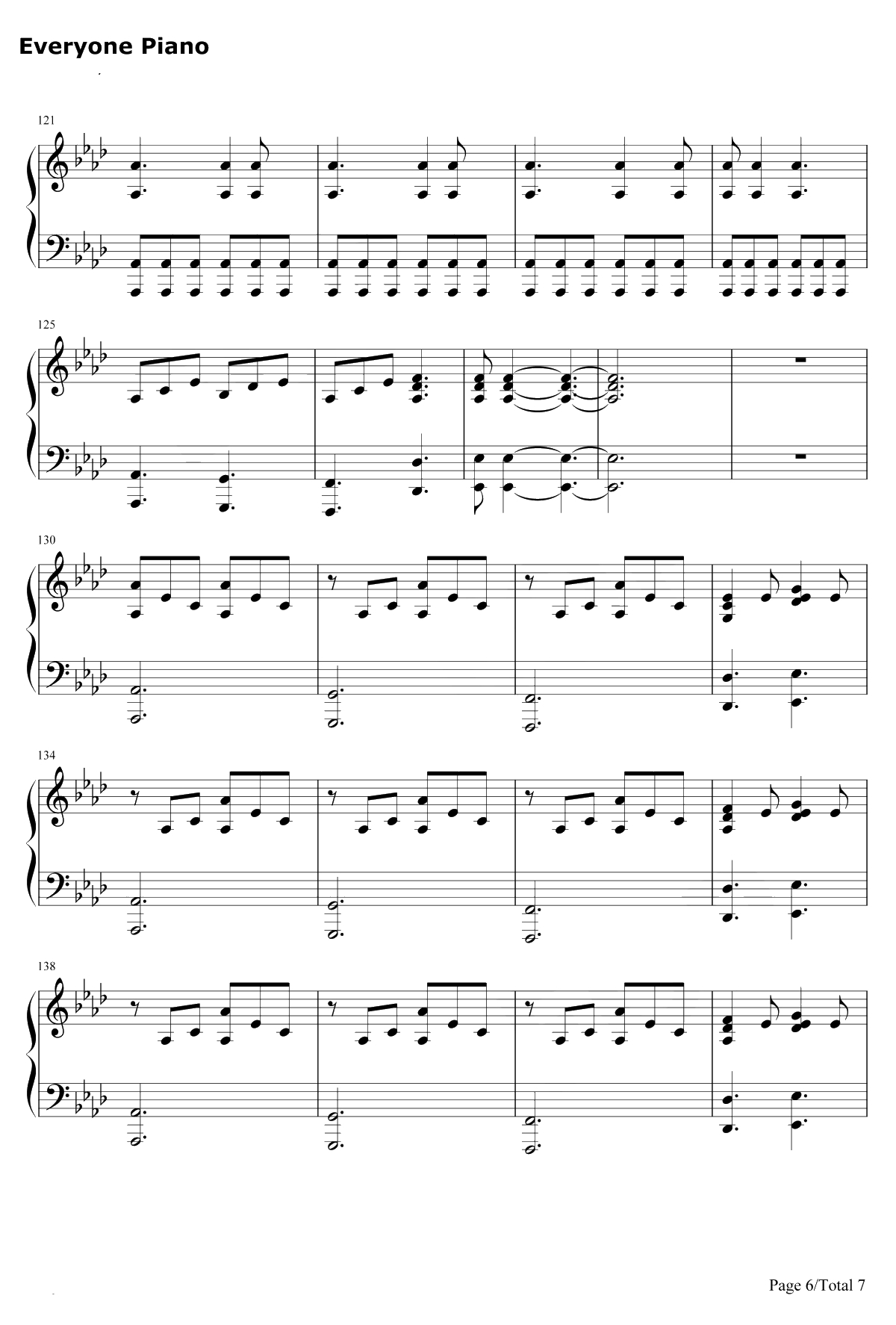 Some body to Love钢琴谱-Queen6