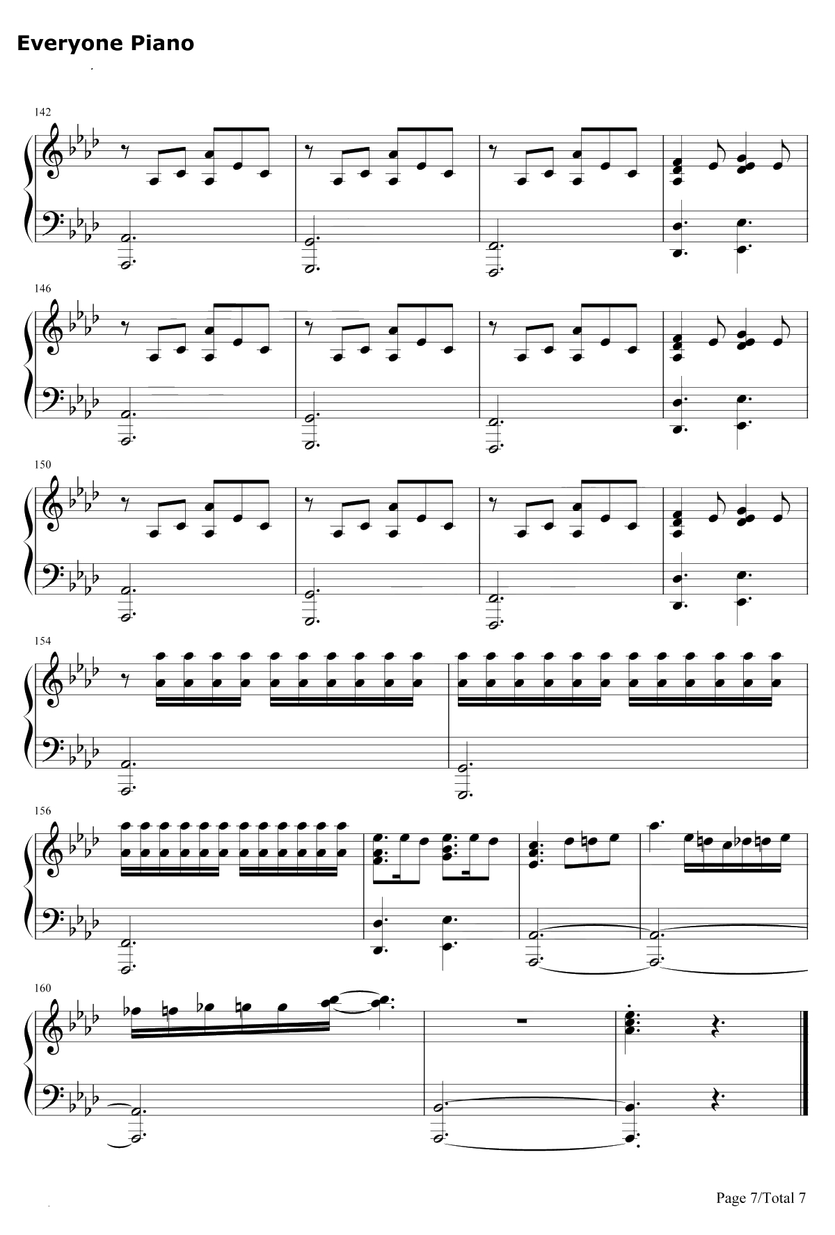 Some body to Love钢琴谱-Queen7