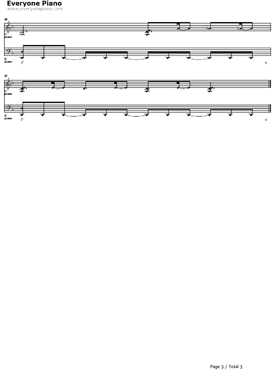 プライド～叹きの旅钢琴谱-AKINO　-创圣大天使插曲3