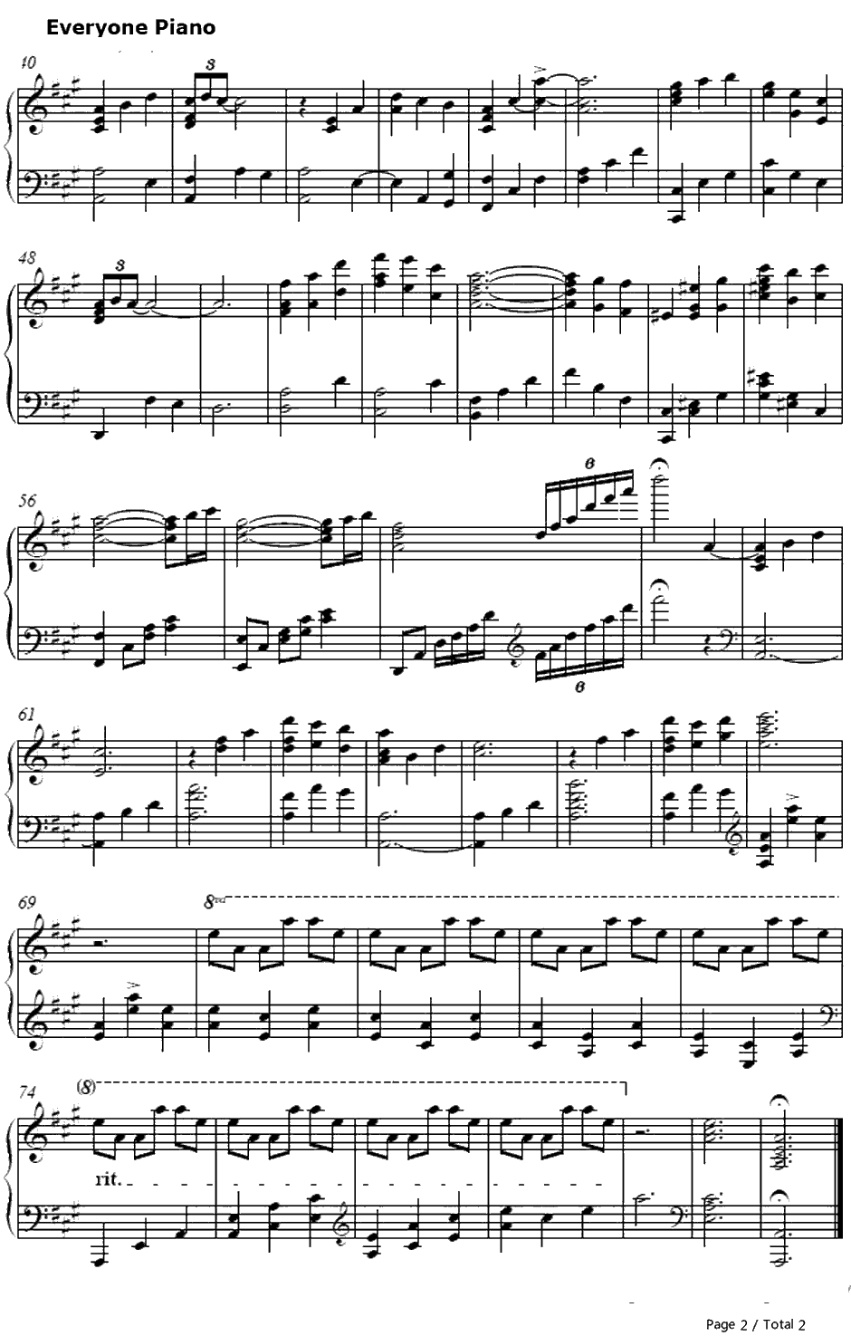 Sagitta luminis钢琴谱-梶浦由记-魔法少女小圆OST2