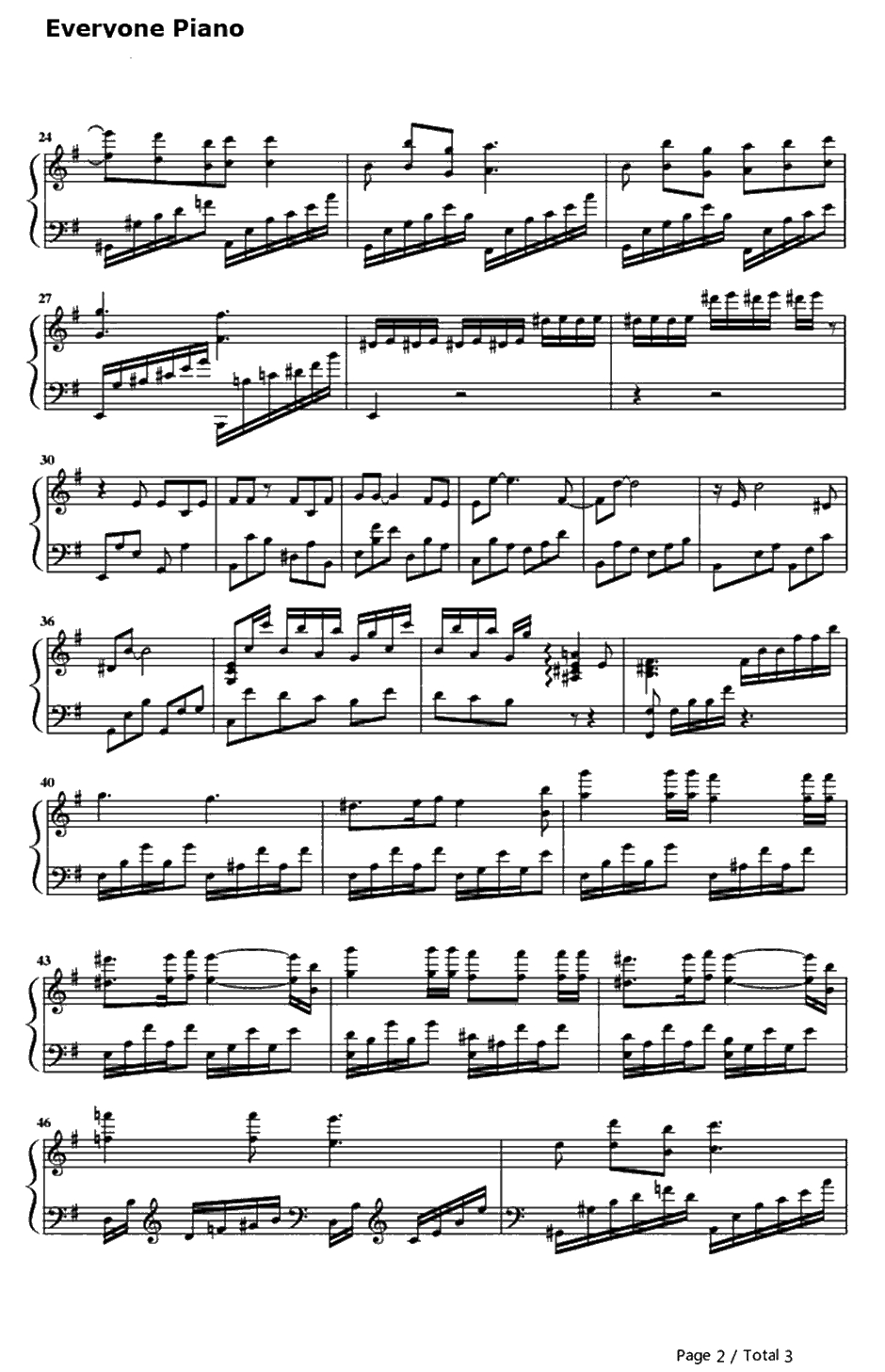 The Slightly Chipped Full Moon钢琴谱-岩崎琢-黑执事Ⅱ插曲2