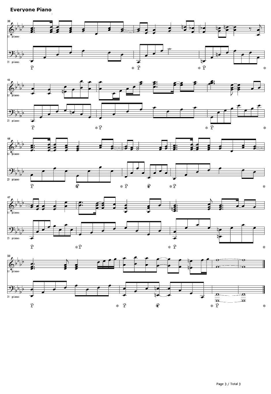eternal blue钢琴谱-FictionJunction-战律星云OP3