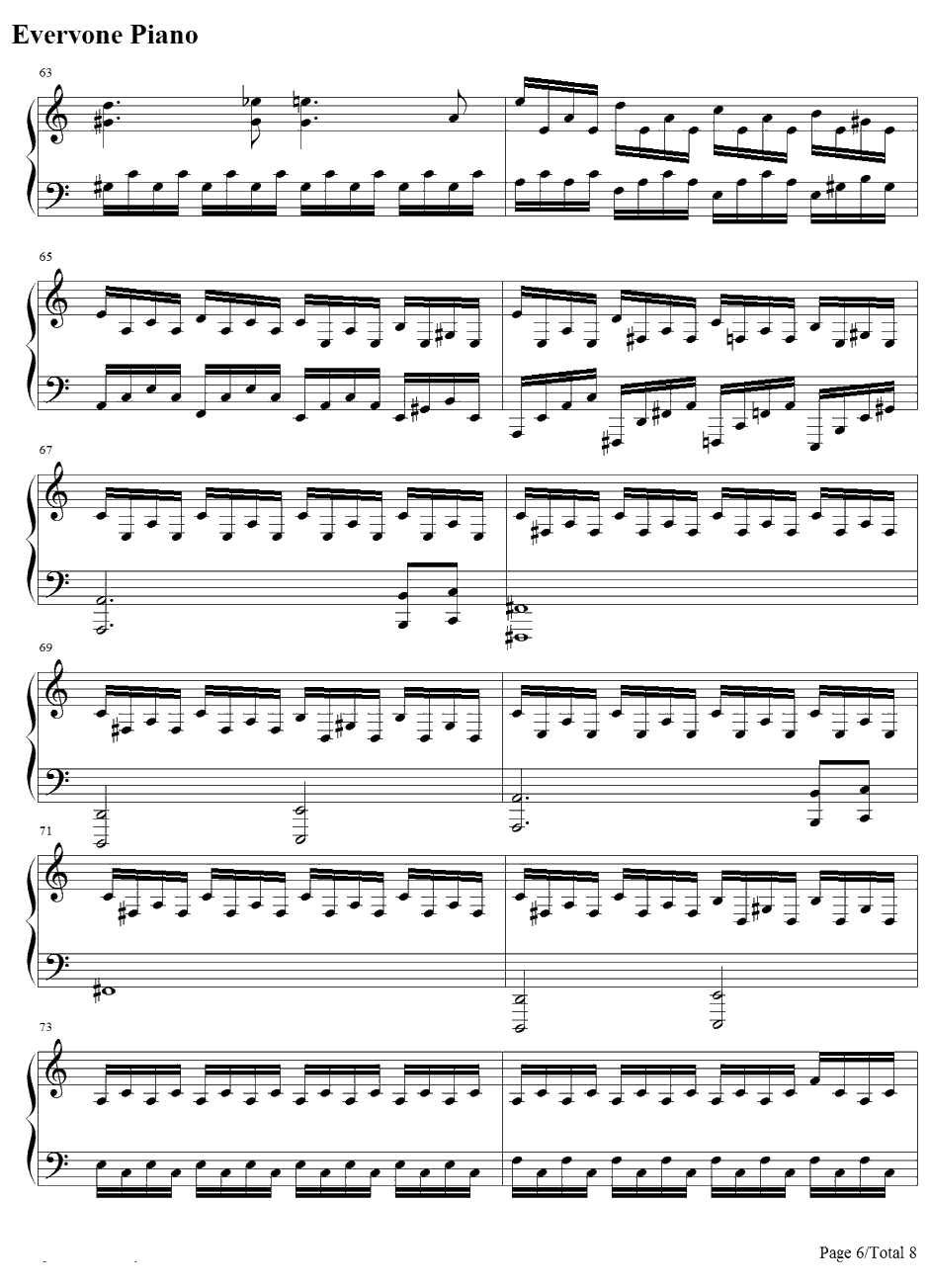 Every day钢琴谱-CarlyComando-NBA07-08赛季的广告宣传片-CarlyComando6