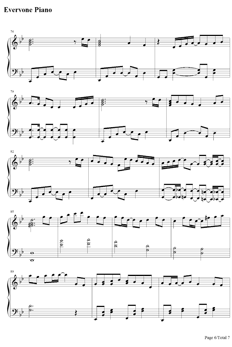 花びらの刻钢琴谱-吉冈亚衣加-薄樱鬼随想录OP6