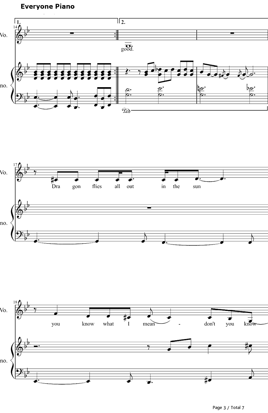 Feeling Good钢琴谱-MichaelBublé3