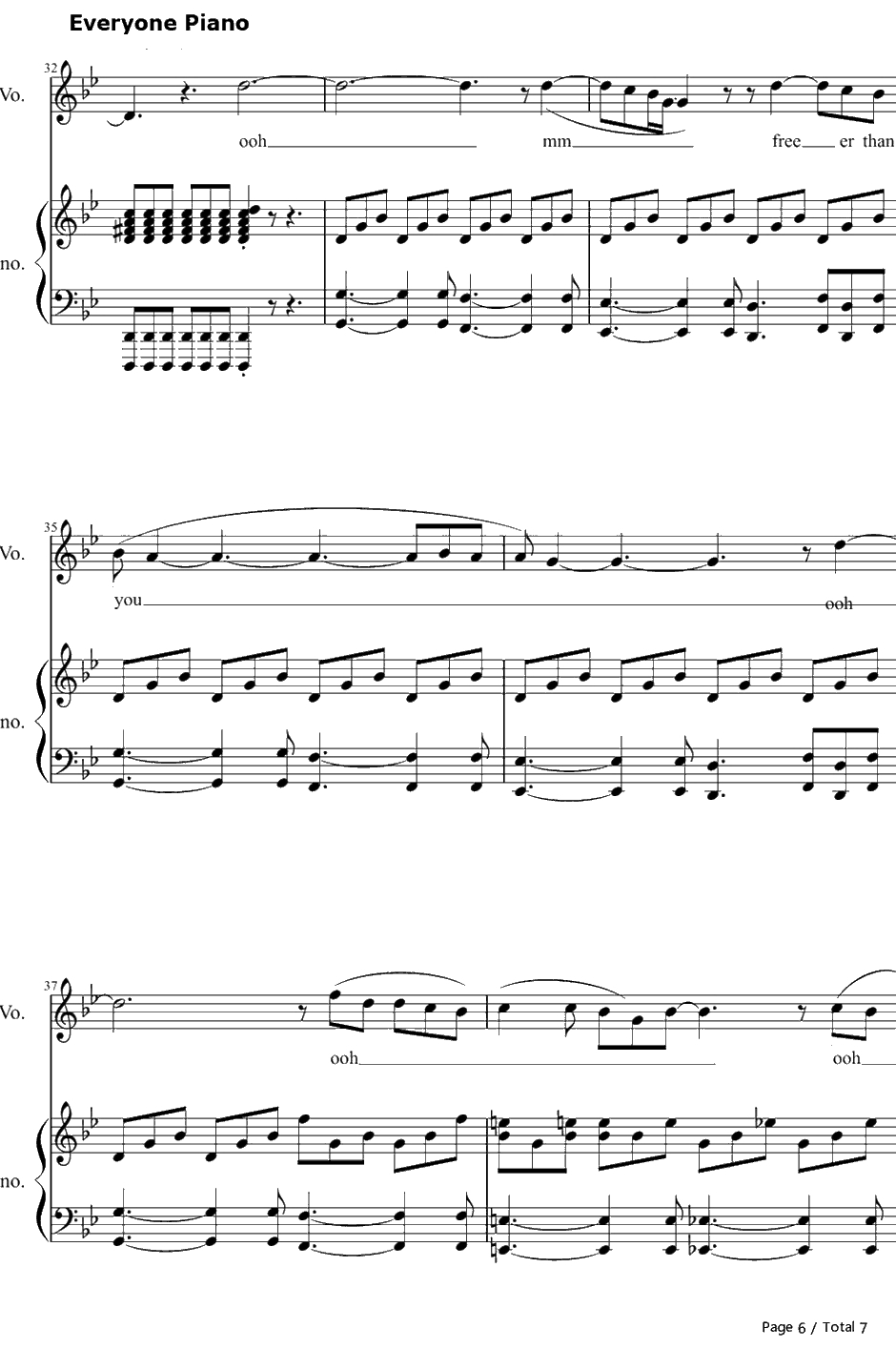 Feeling Good钢琴谱-MichaelBublé6