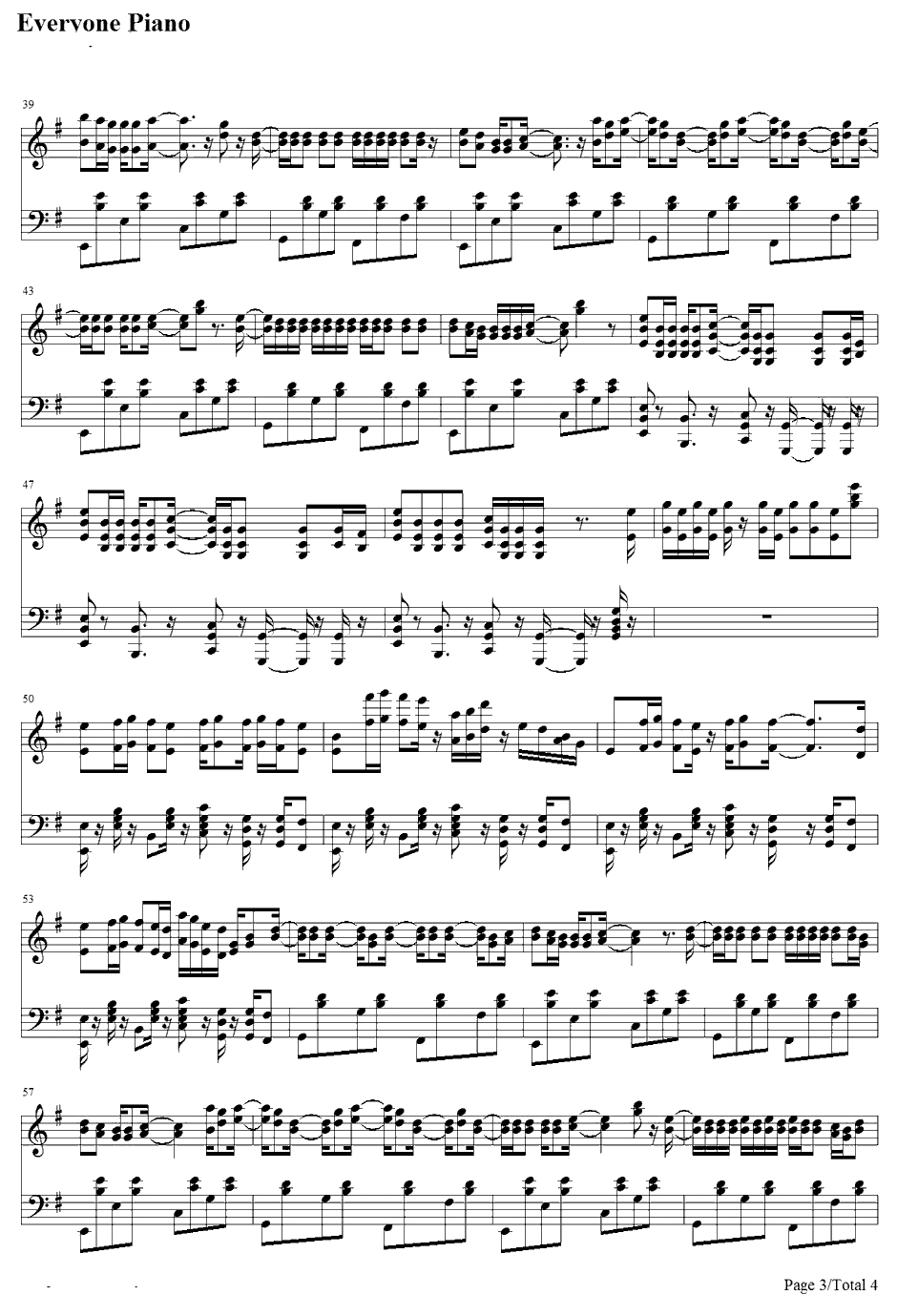 American Kids钢琴谱-KennyChesney3