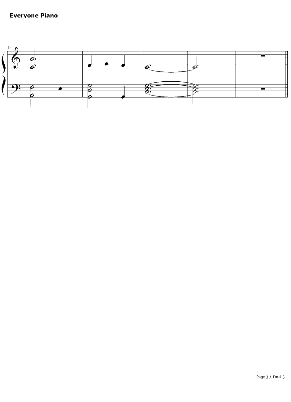 Morning Has Broken钢琴谱-CatStevens3