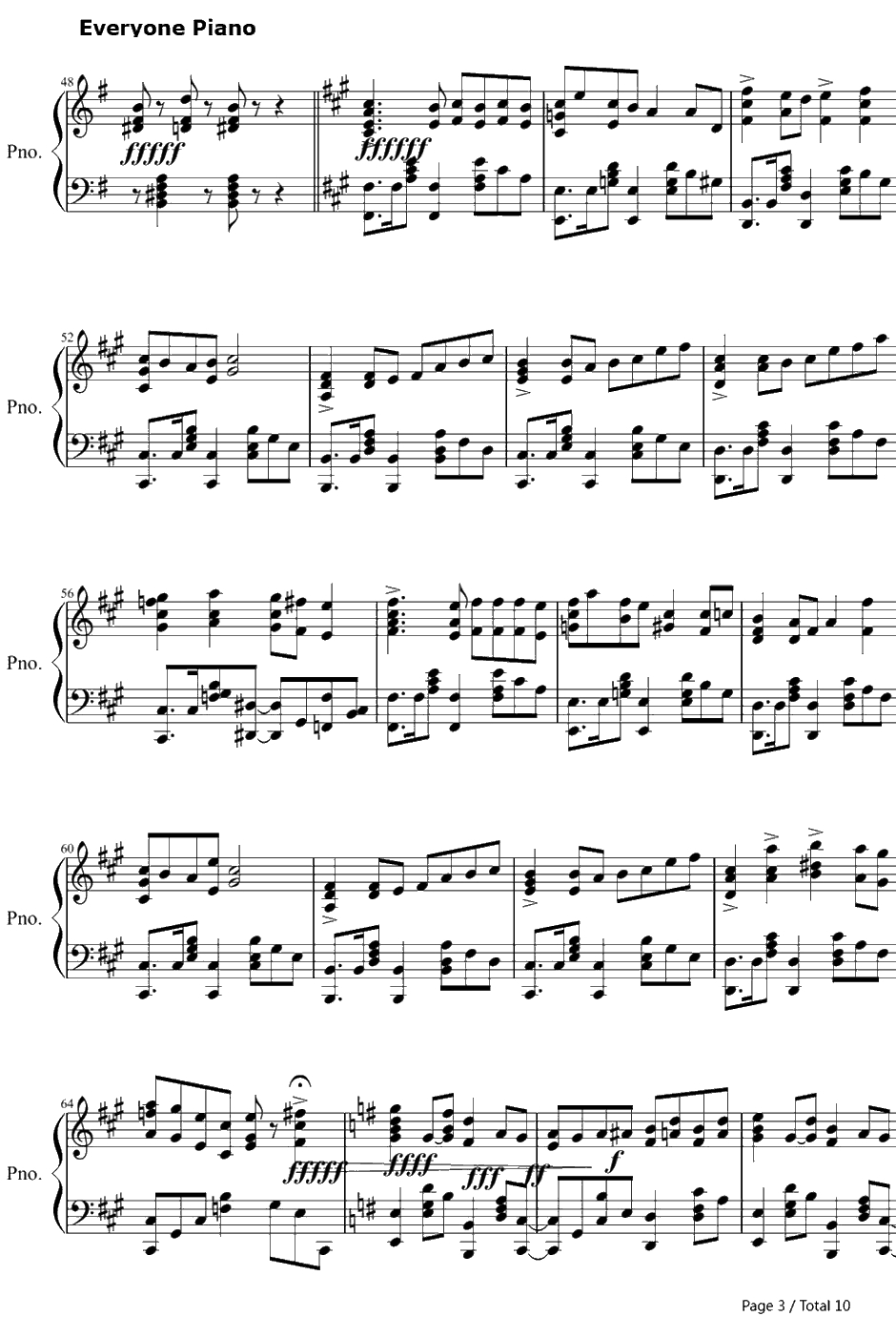 阳炎days钢琴谱-自然の敌P-触手猴带力度版3