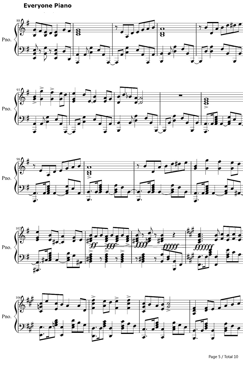 阳炎days钢琴谱-自然の敌P-触手猴带力度版5