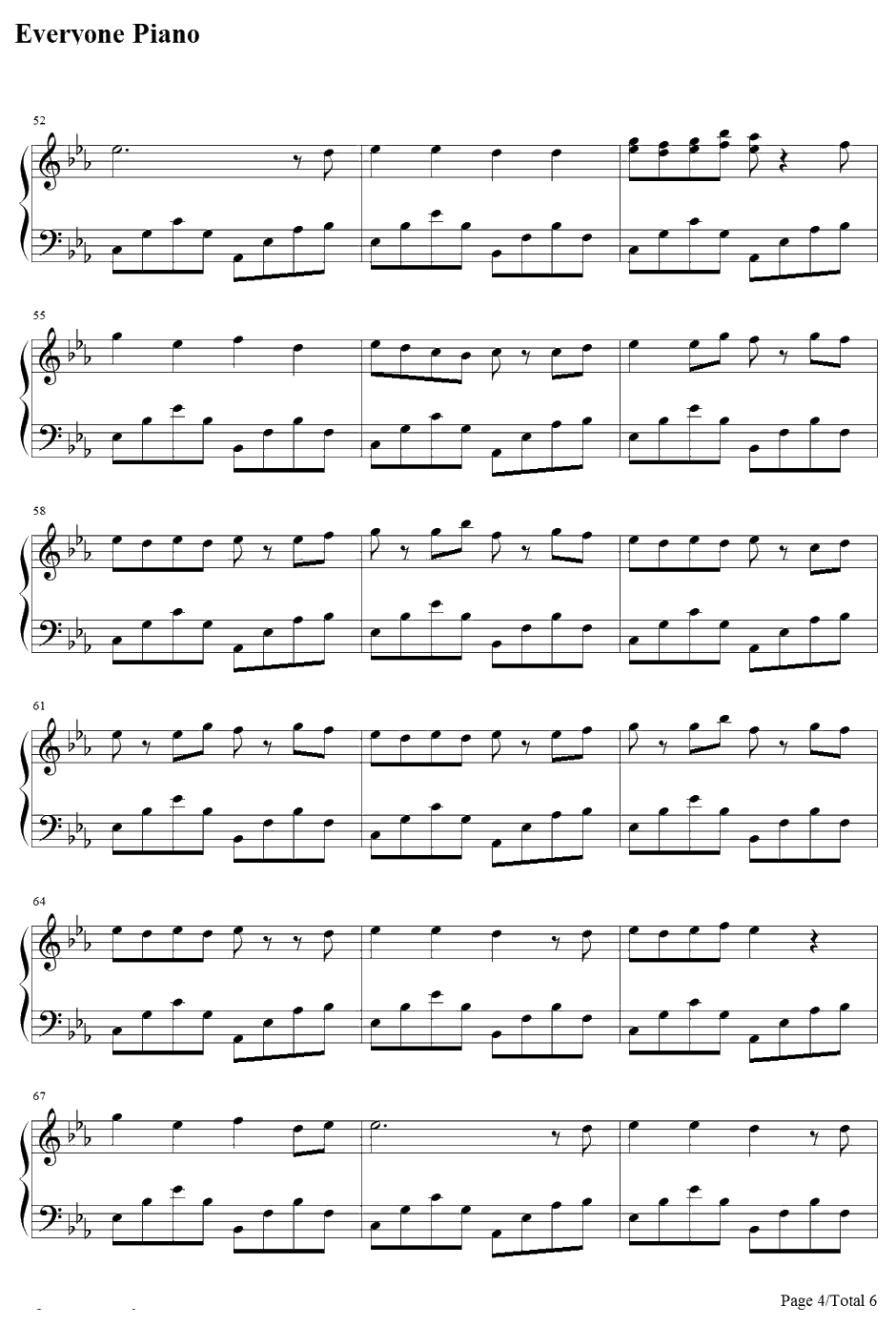 Far Away From Home钢琴谱-GrooveCoverage4