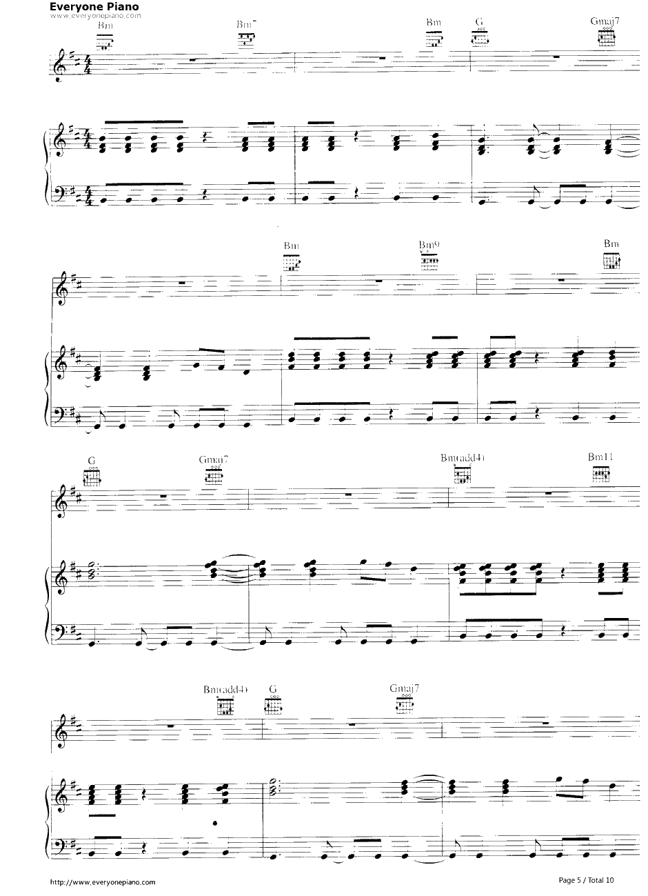 Iris钢琴谱-GooGooDolls-天使之城OST5