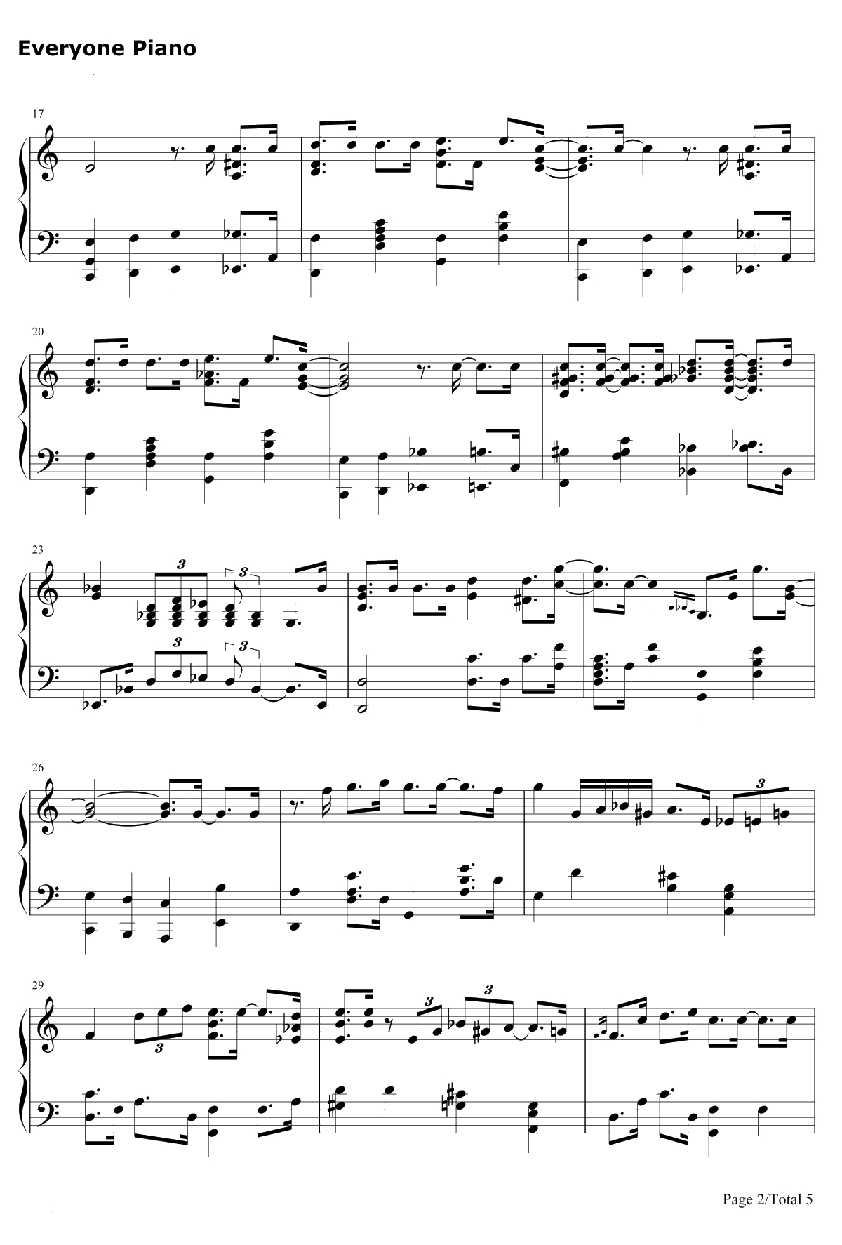 Blue Moon钢琴谱-RichardRodgersLorenzHart2