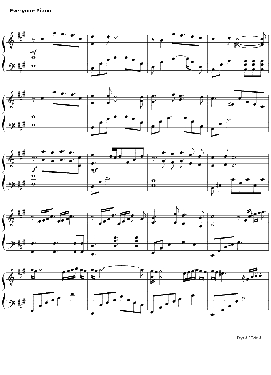 Gerudo Valley钢琴谱-PonyCanyon-塞尔达传说时之笛OST-ゼルダの伝説時のオカリナOST2