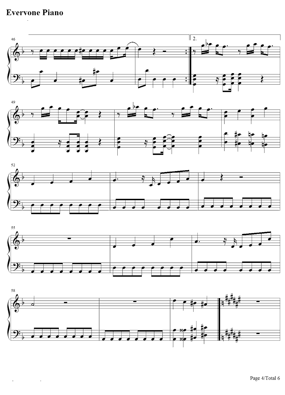 I'm a Loner钢琴谱-CNBLUE4