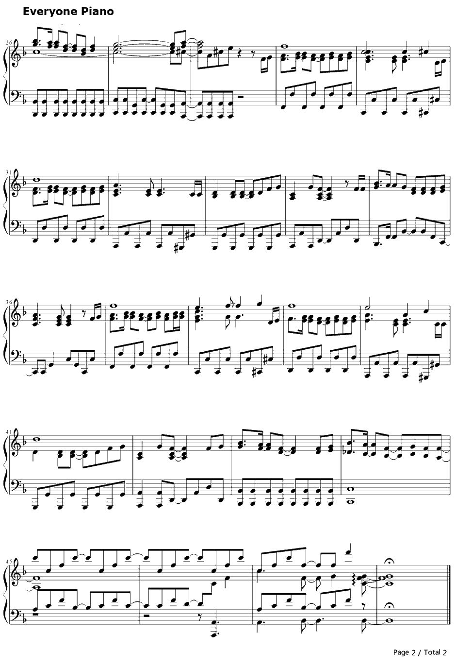 虹のかけら钢琴谱-昆夏美-一周的朋友OP2