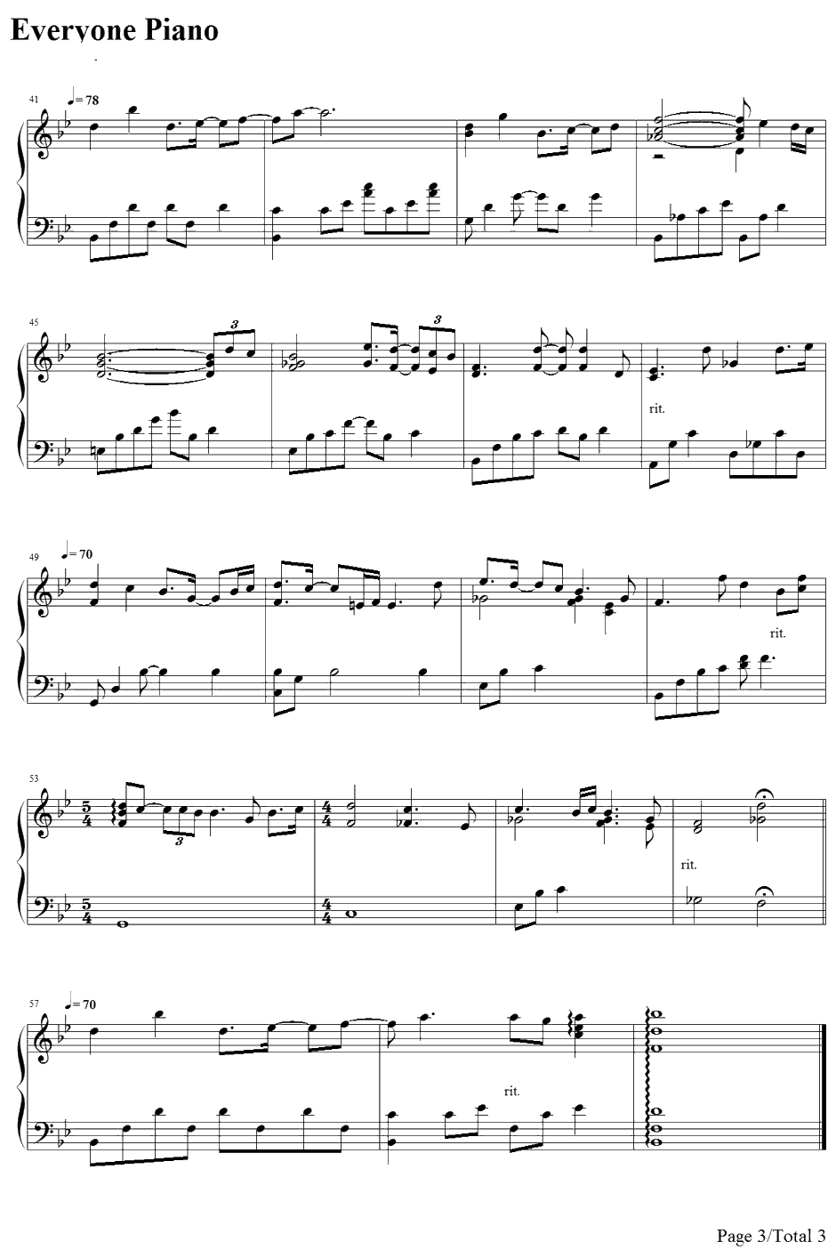 In My Life钢琴谱-KevinKern3