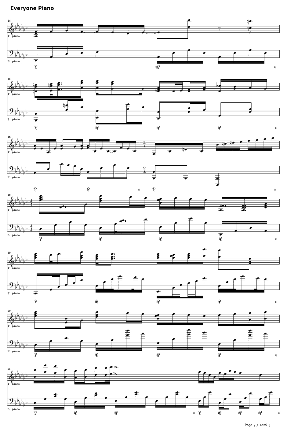 水风船钢琴谱-藤田麻衣子-真·翡翠水滴:绯色的碎片2OP2