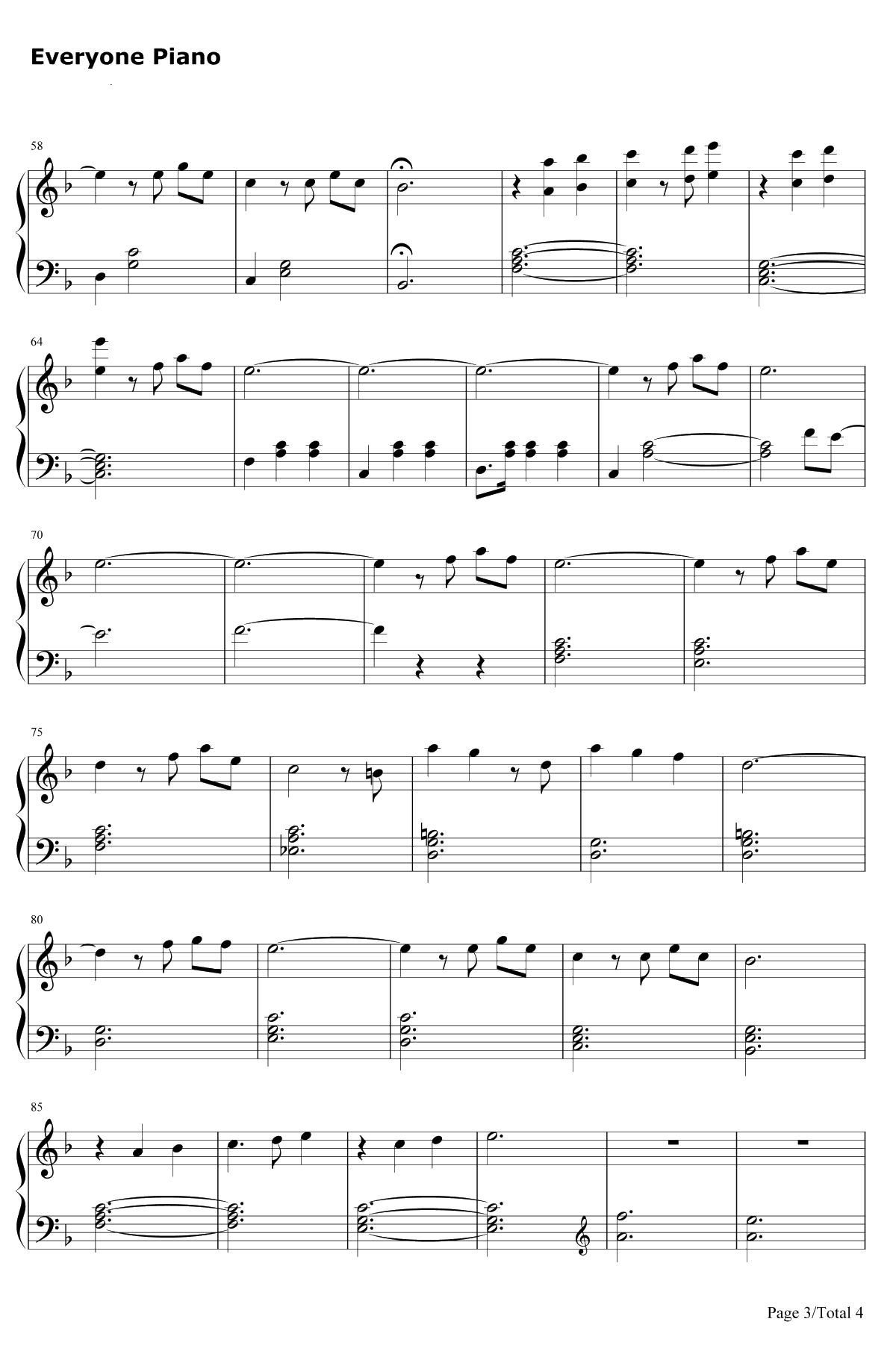 Married Life钢琴谱-MichaelGiacchino-飞屋环游记OST3