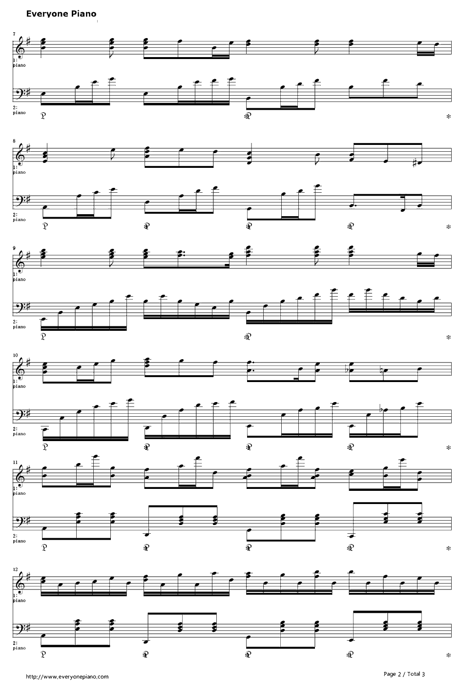 Distance钢琴谱-FictionJunction-机动战士高达SEEDED2