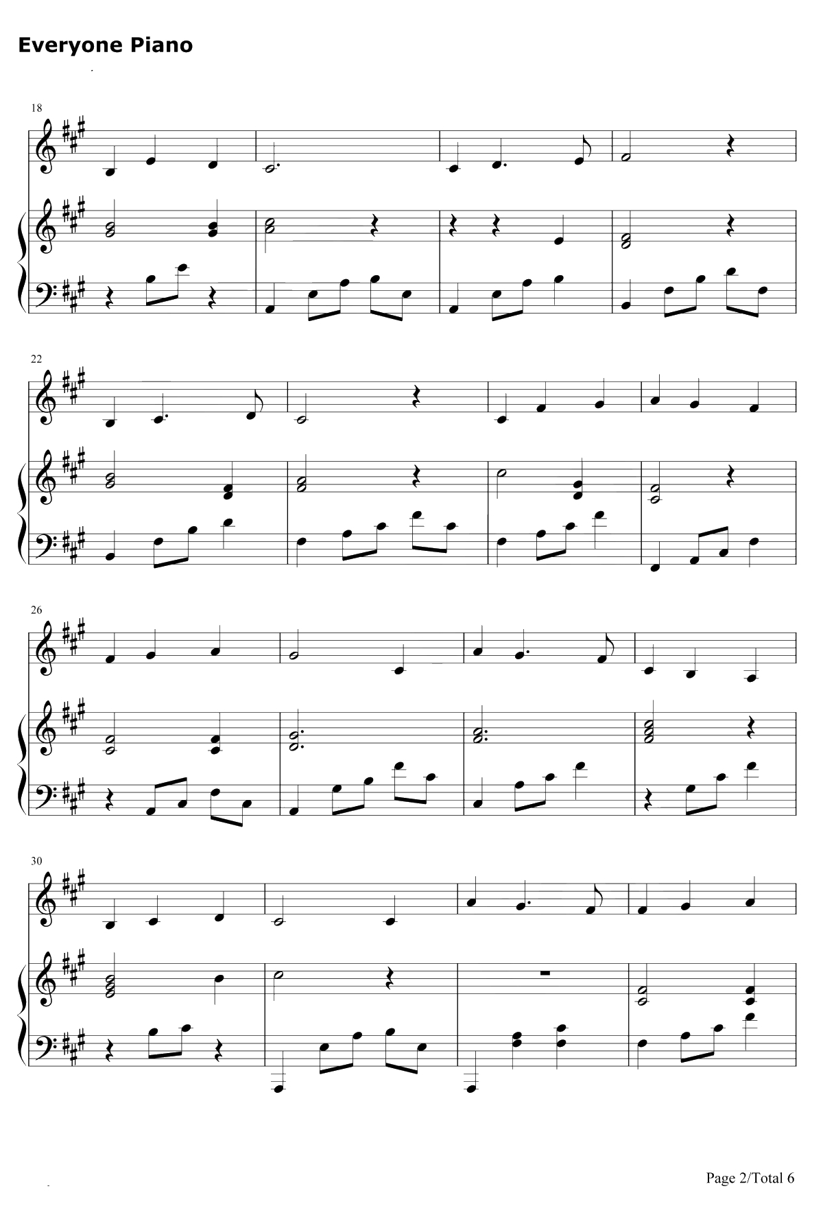 Gloria钢琴谱-Kalafina2