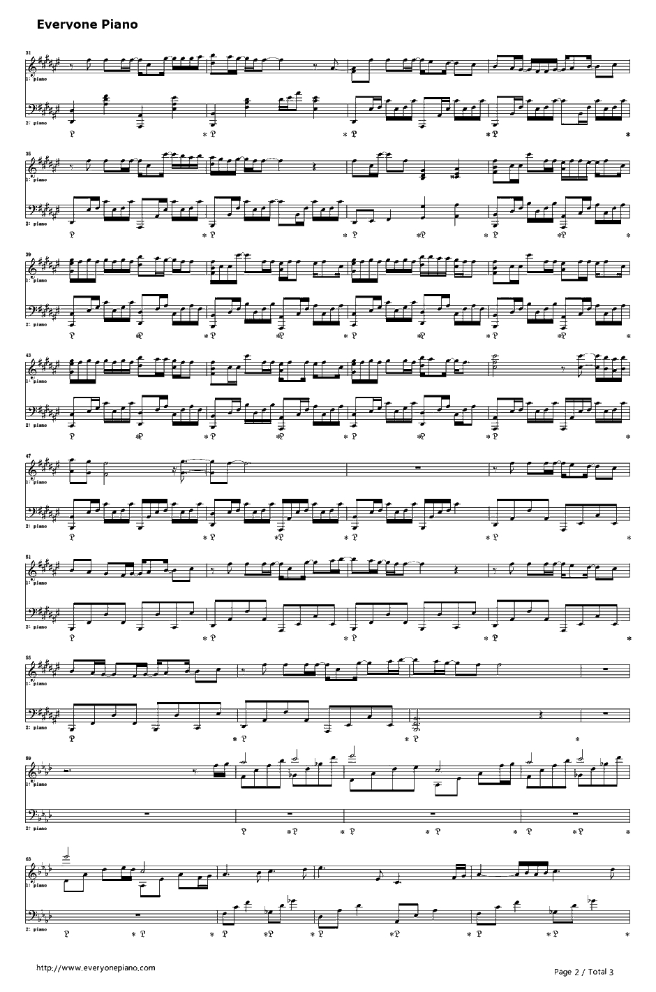 人间ってそんなものね钢琴谱-KOKIA(吉田亚纪子)-KOKIA2