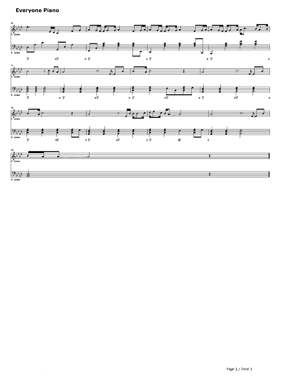 人间ってそんなものね钢琴谱-KOKIA(吉田亚纪子)-KOKIA3