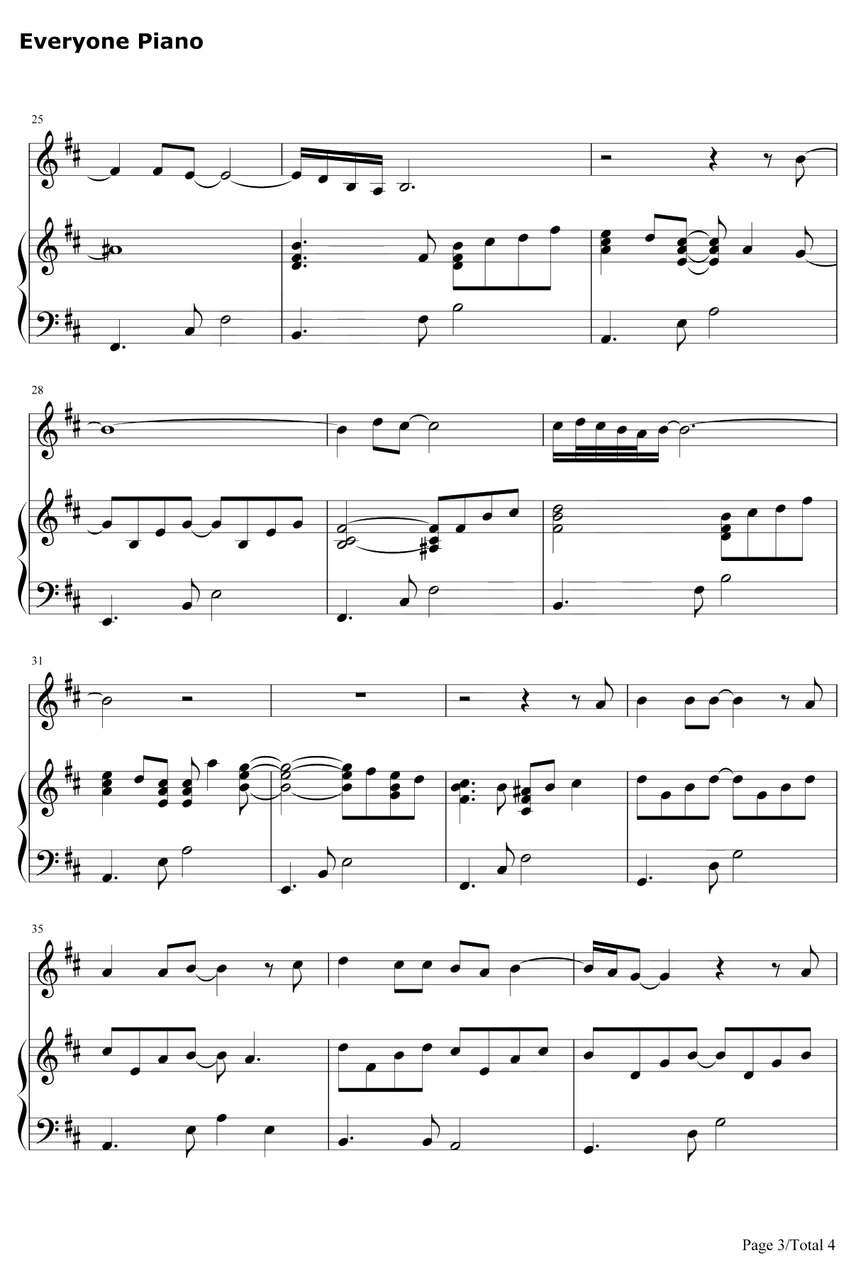 Mary Did You Know钢琴谱-Kathy Mattea3