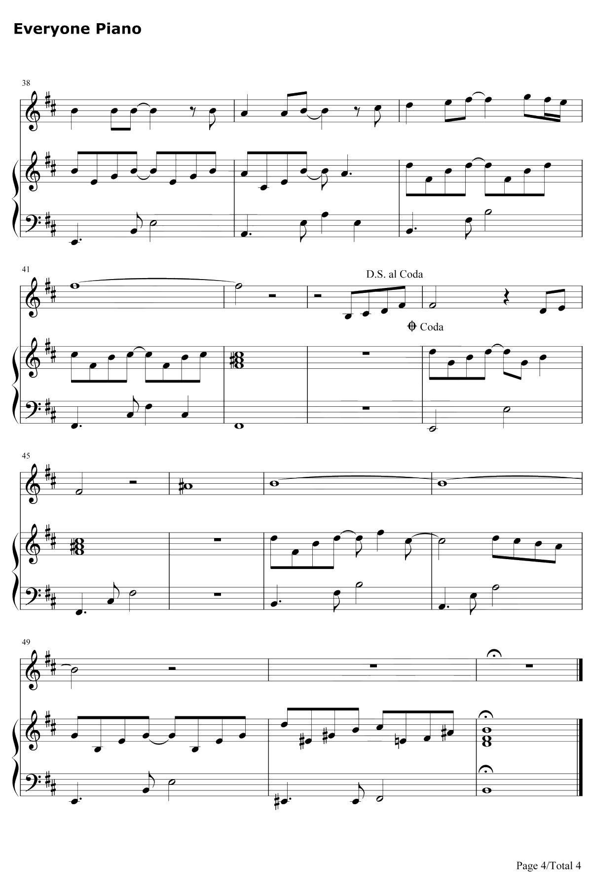 Mary Did You Know钢琴谱-Kathy Mattea4