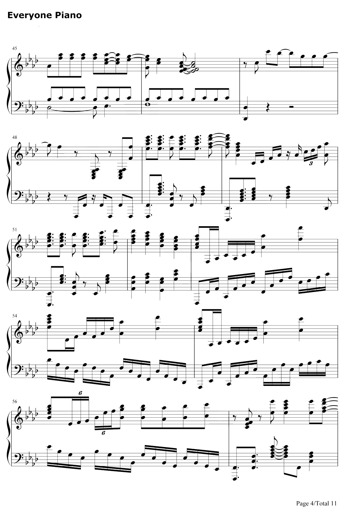 Katharsis钢琴谱-TK from凛冽时雨-东京喰种reOP24