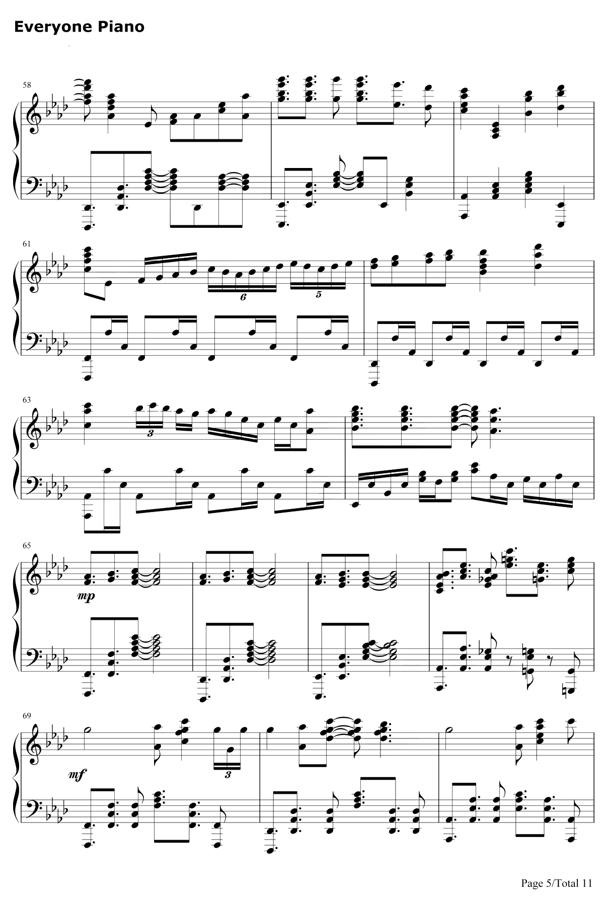 Katharsis钢琴谱-TK from凛冽时雨-东京喰种reOP25